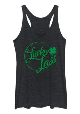 Lost Gods Women's Lucky Lass Graphic Tank Top, 2XL