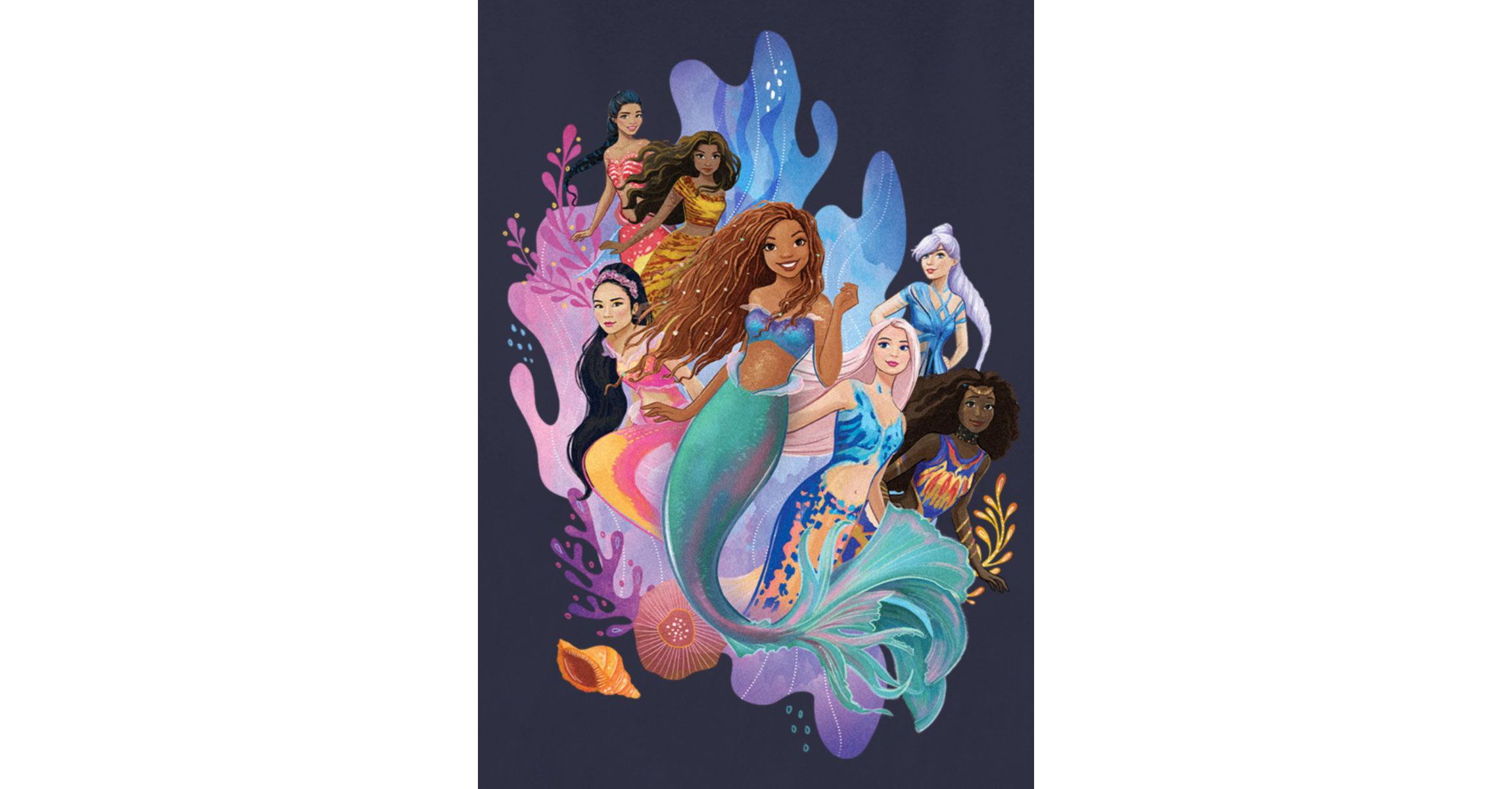 Mermaid Group Graphic T-Shirt