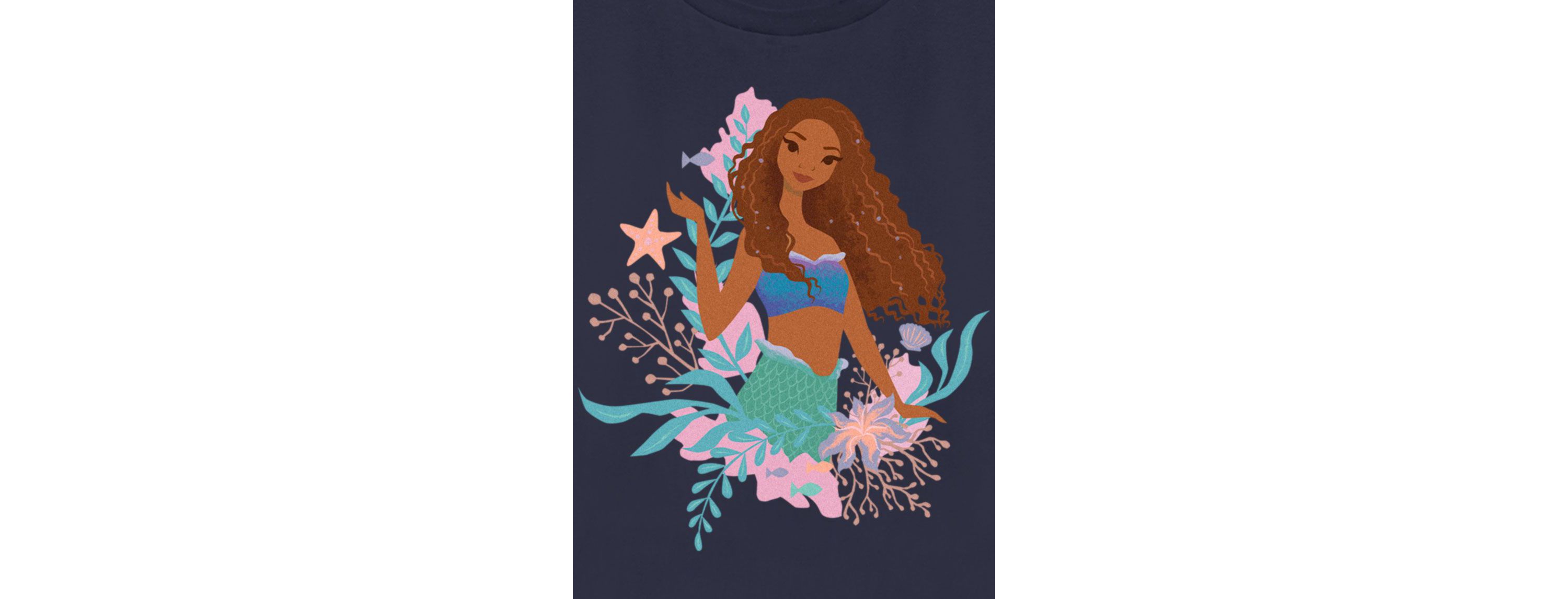 LITTLE MERMAID WAVING Graphic T-Shirt
