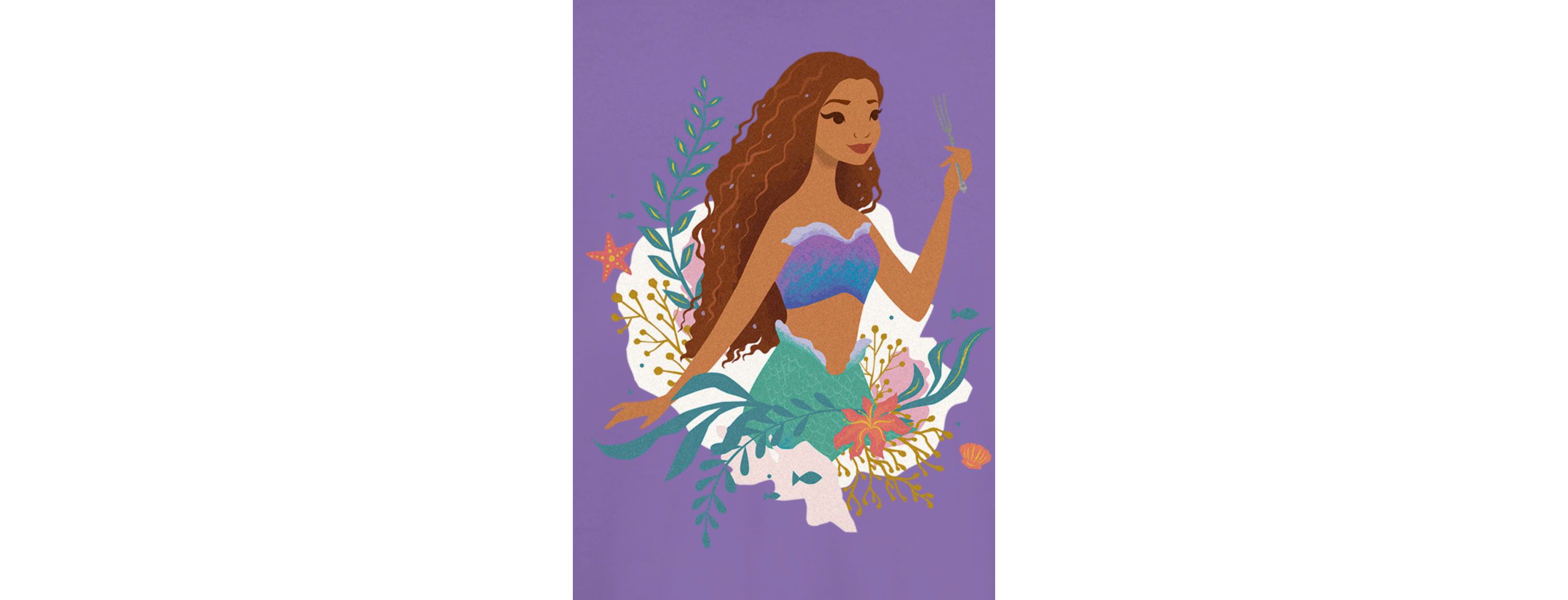 Ariel With A Fork Graphic T-Shirt