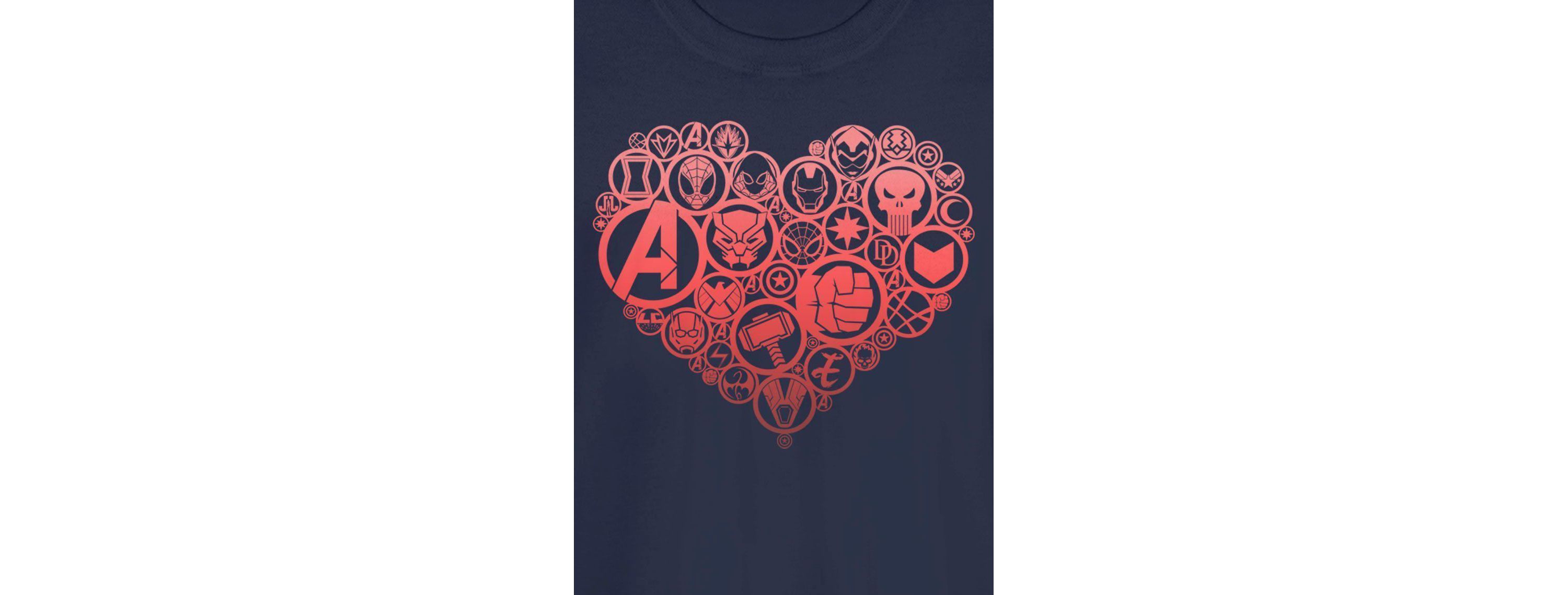 Heart Icons Graphic T-Shirt
