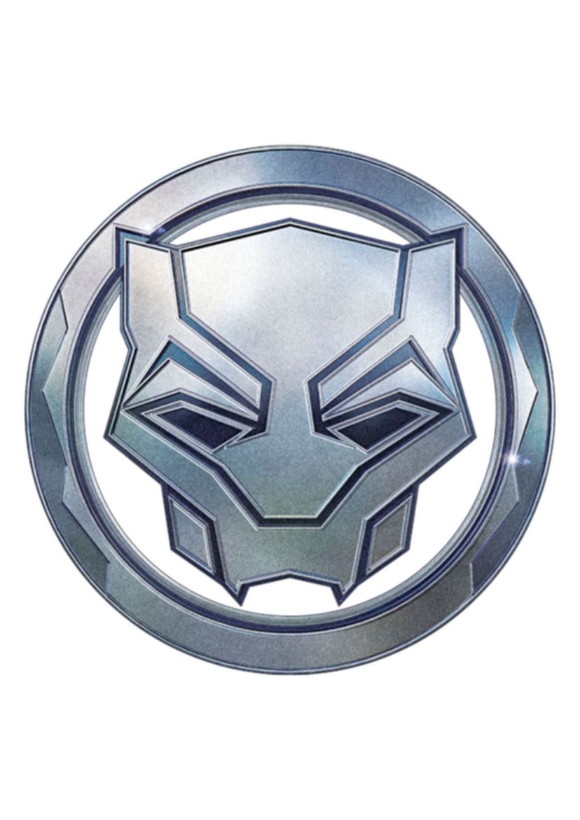 Black Panther Sigil Metal Graphic T-Shirt