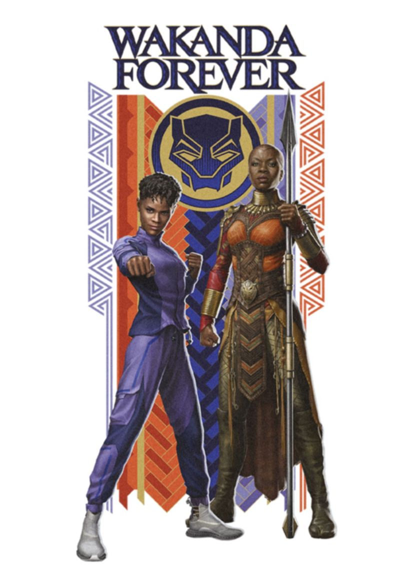 Wakanda Forever Duo Banner Graphic T-Shirt