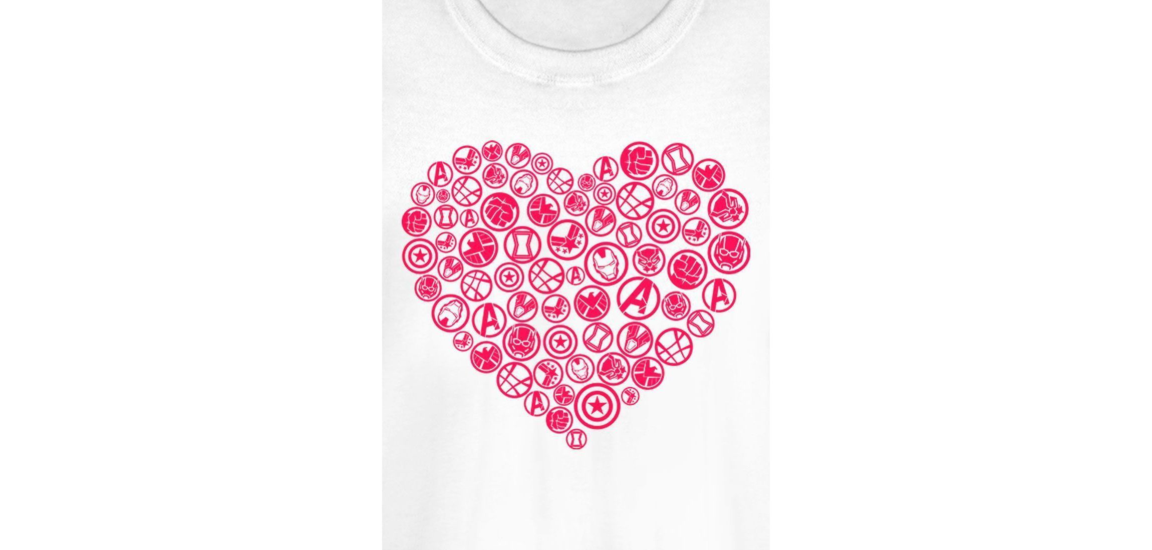 Heart Icons Graphic T-Shirt