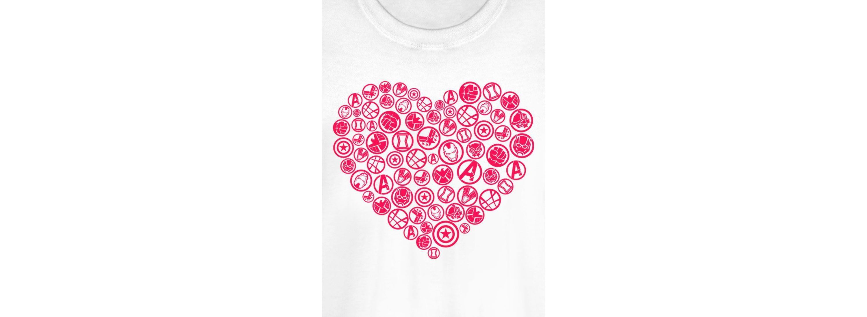 Heart Icons Graphic T-Shirt