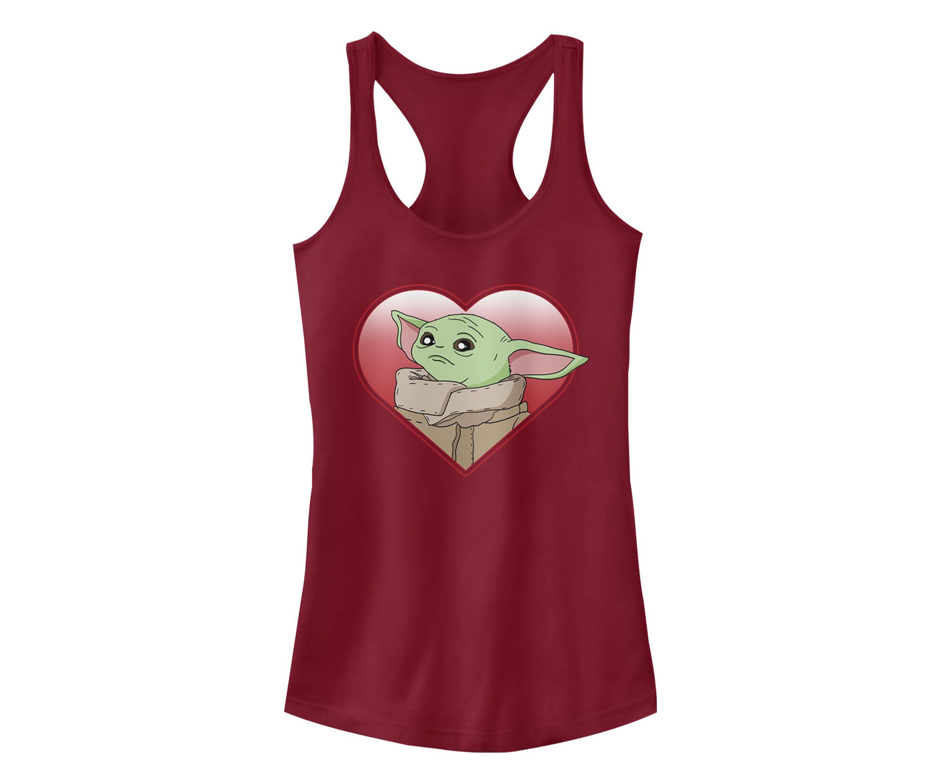 Heart Yoda Graphic Tank