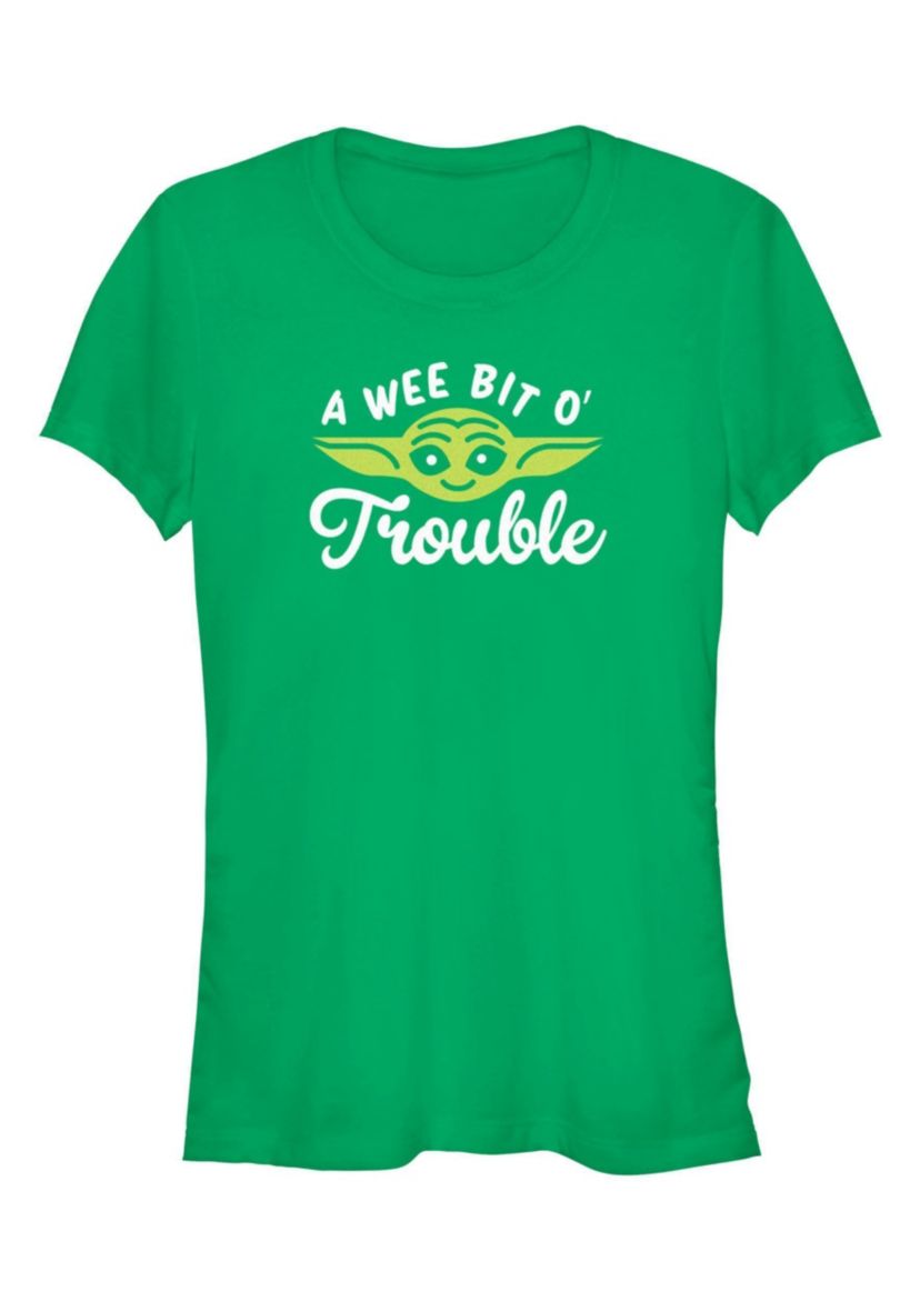 Yoda Face Trouble Graphic T-Shirt