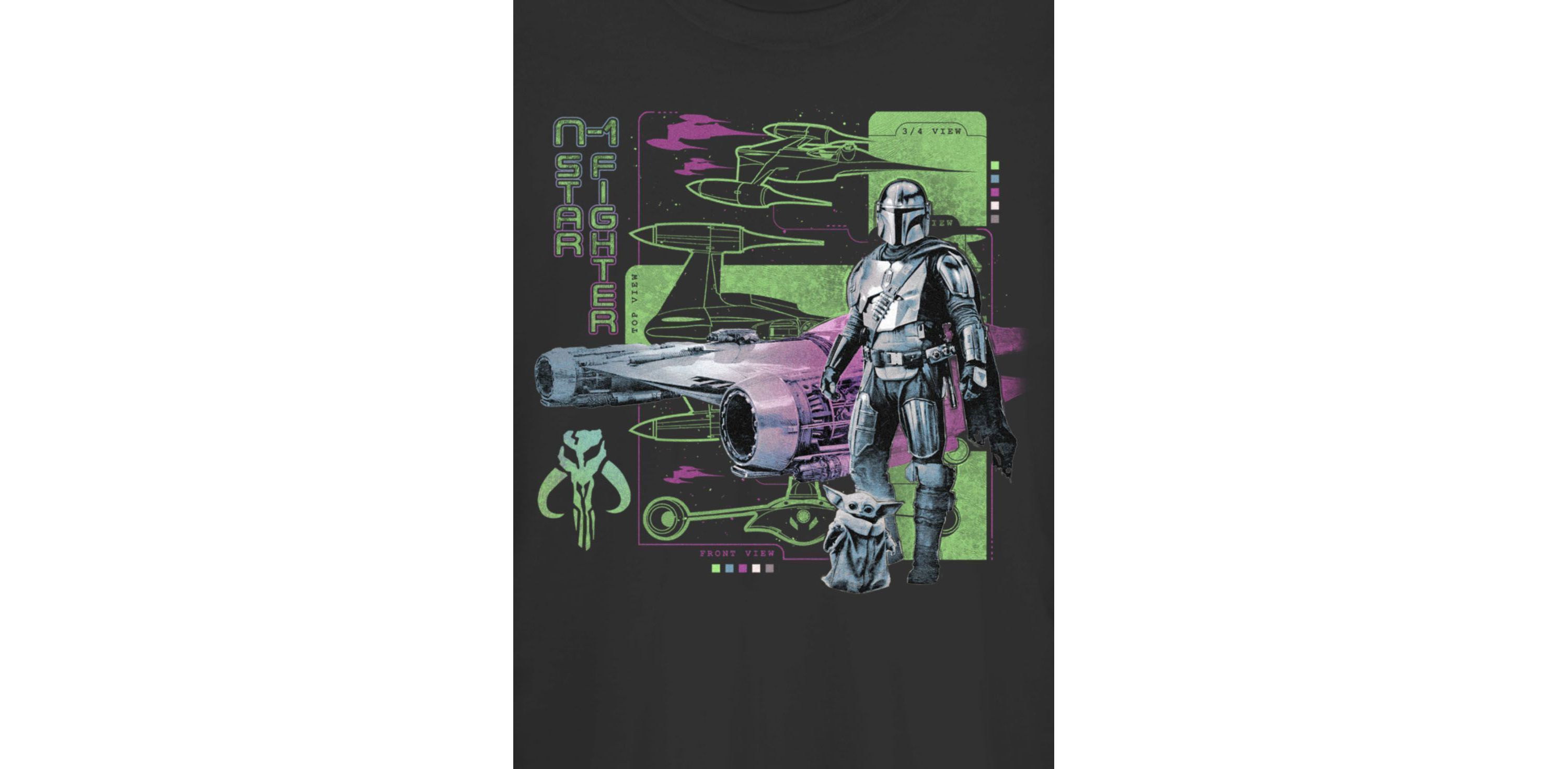 Front Top Views Graphic T-Shirt