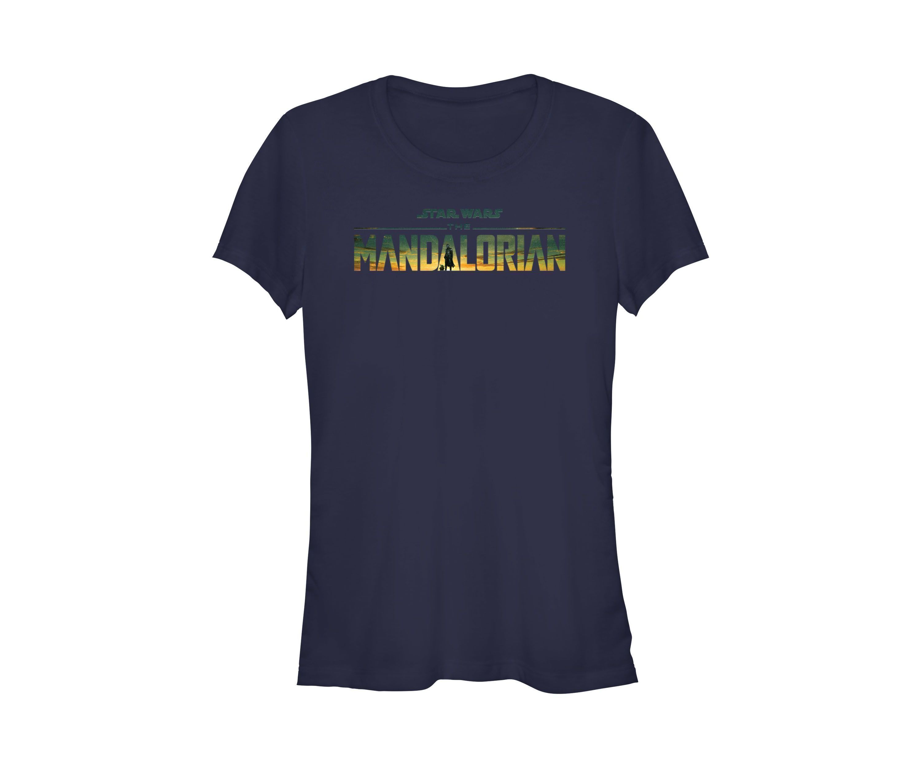 Mando Grogu Logo Graphic T-Shirt