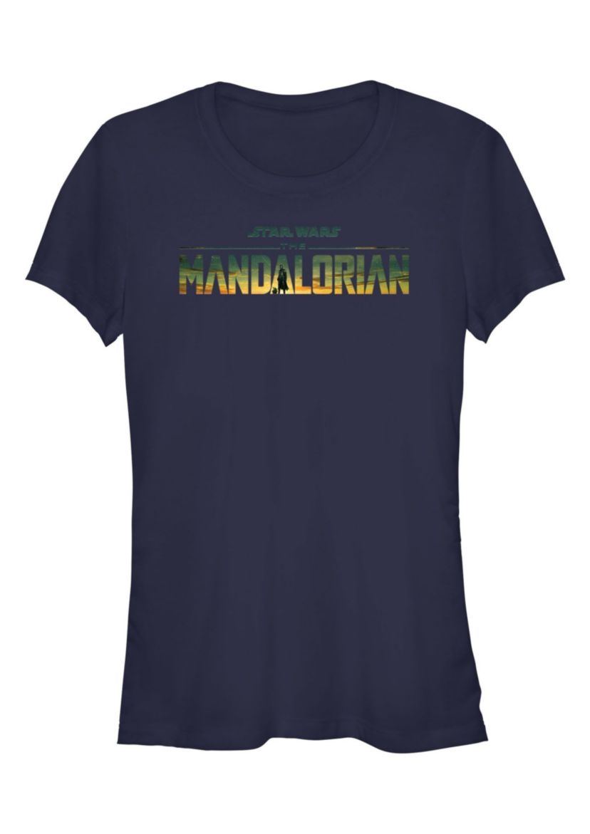 Mando Grogu Logo Graphic T-Shirt