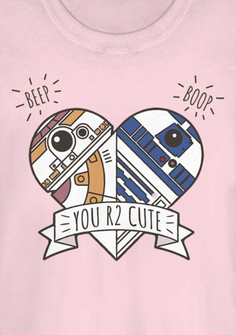 Bb8 Heart R2 Graphic T-Shirt