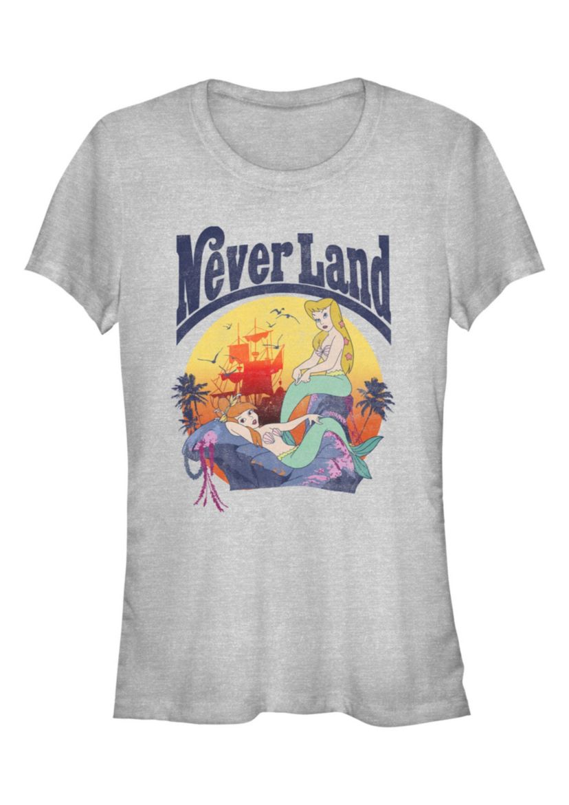 Tinkerbell Women's Mermaids Graphic T-Shirt, Medium, Cotton, image size:828x1171