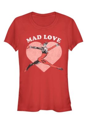 DC COMICS Women's Harley No Jokers Graphic T-Shirt, Red, XXL