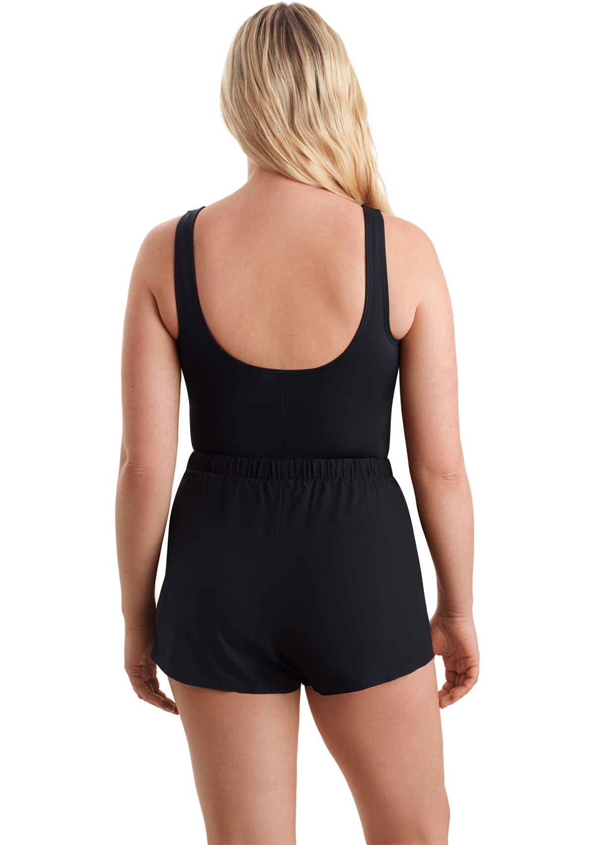 Tribal Stripe High Neck Runaround Swimsuit