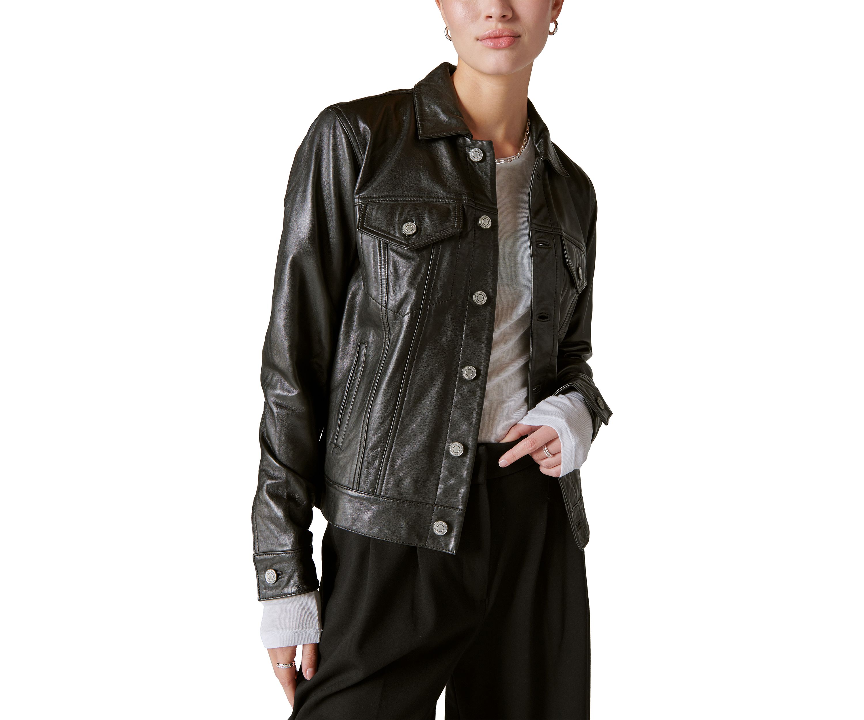 Leather Trucker Jacket
