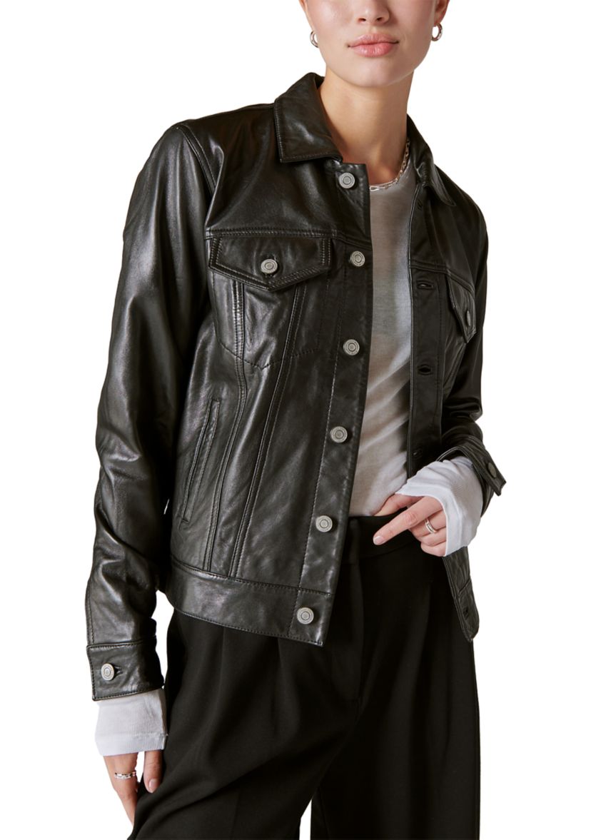 Leather Trucker Jacket