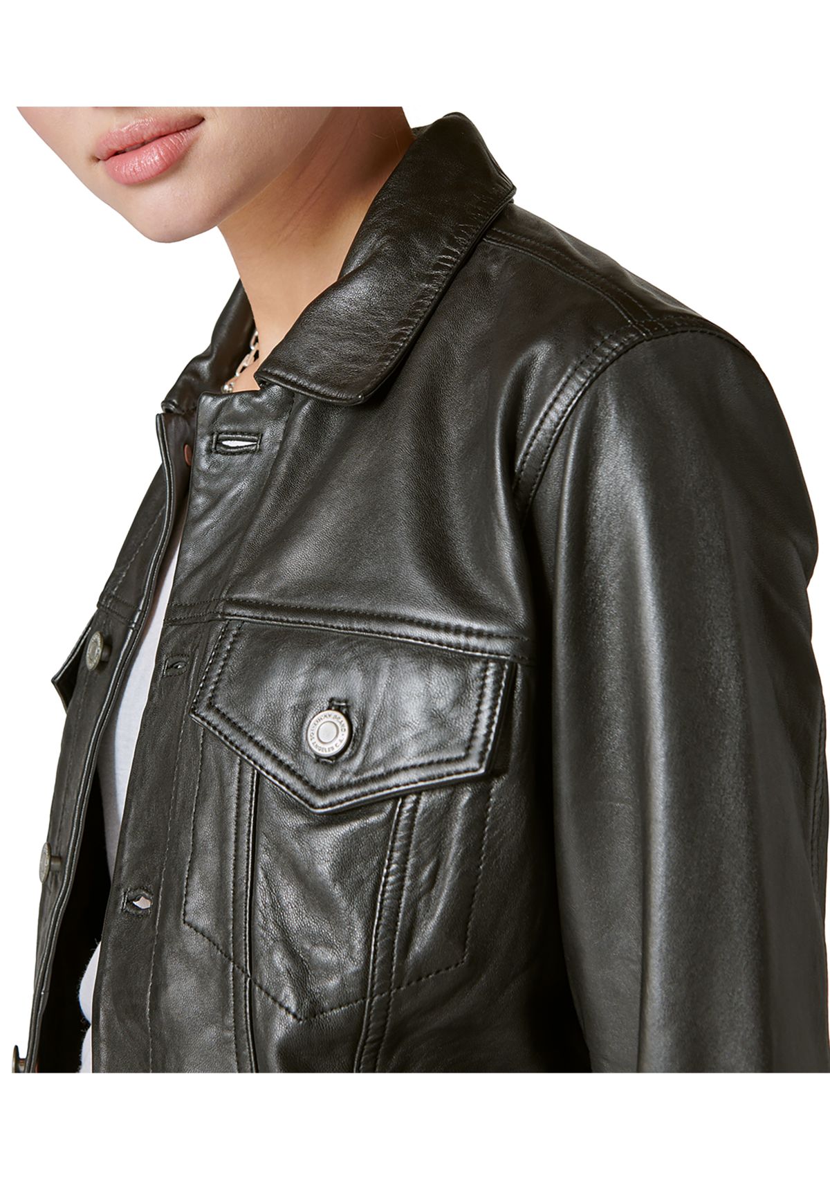 Leather Trucker Jacket