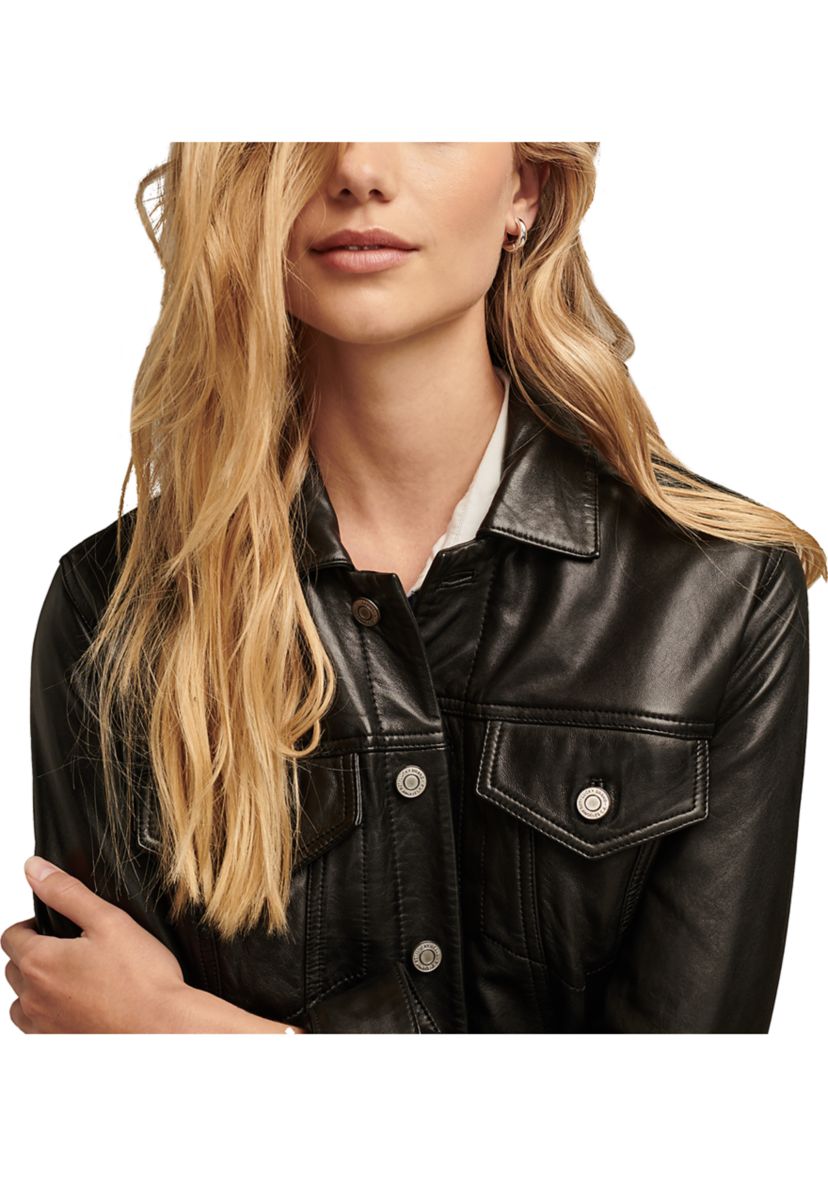 Leather Trucker Jacket