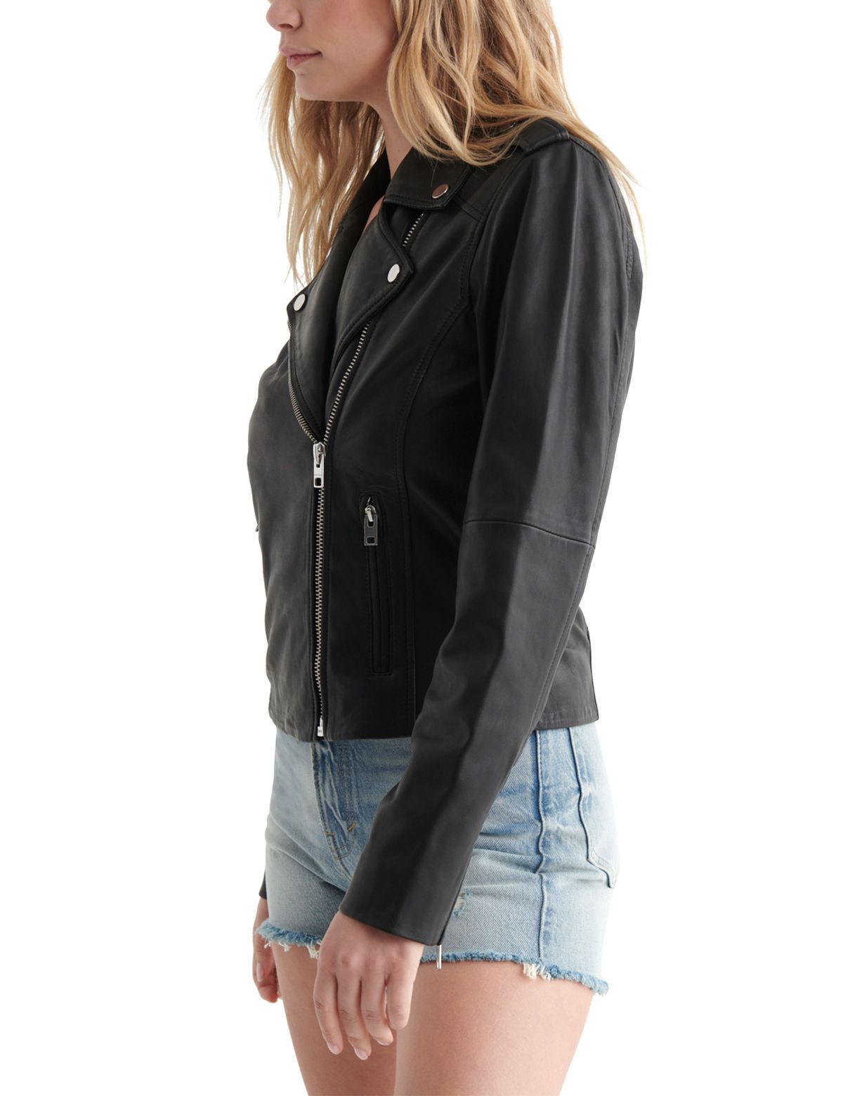 Classic Leather Moto Jacket