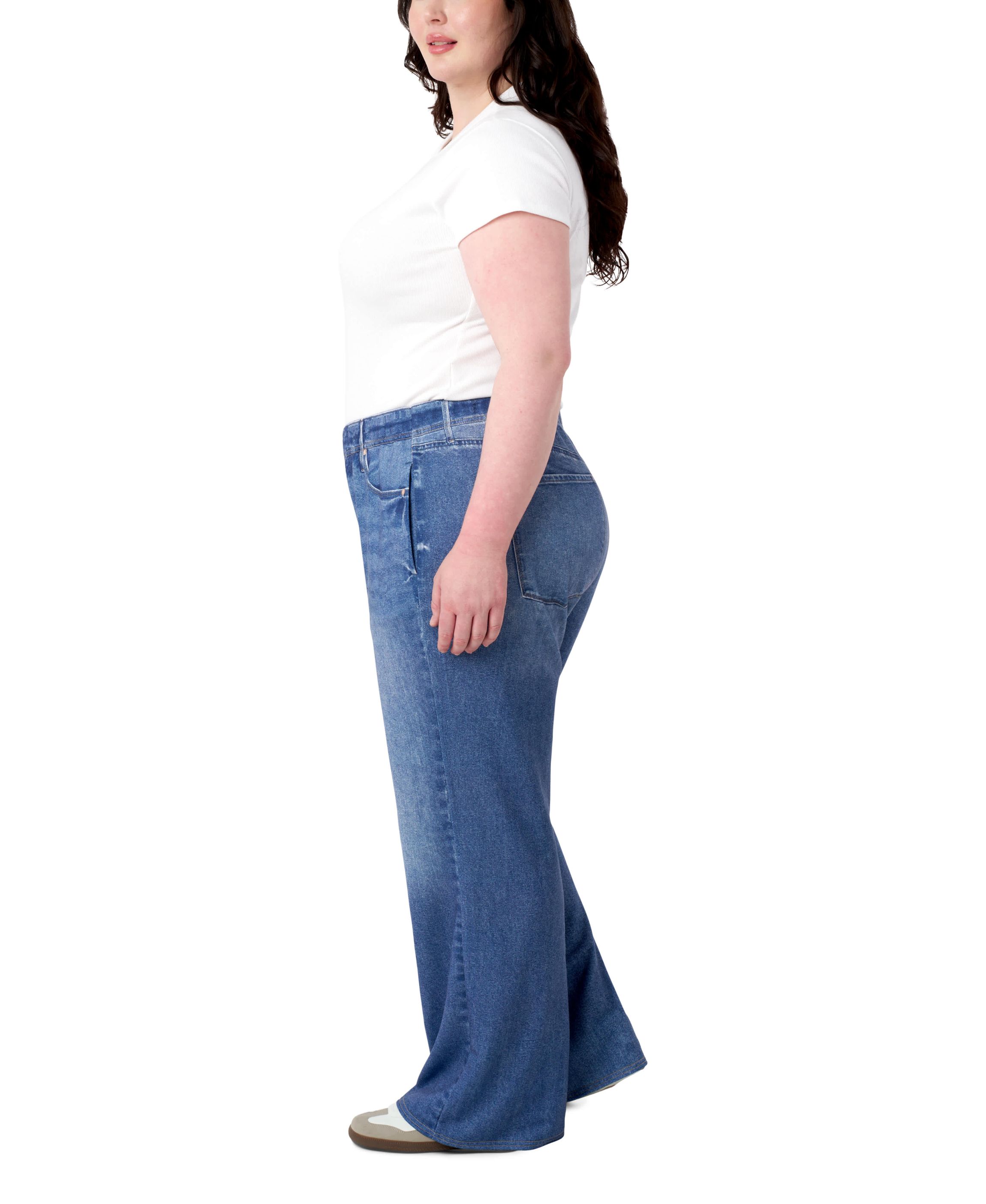 Denim Illusion Wide Leg