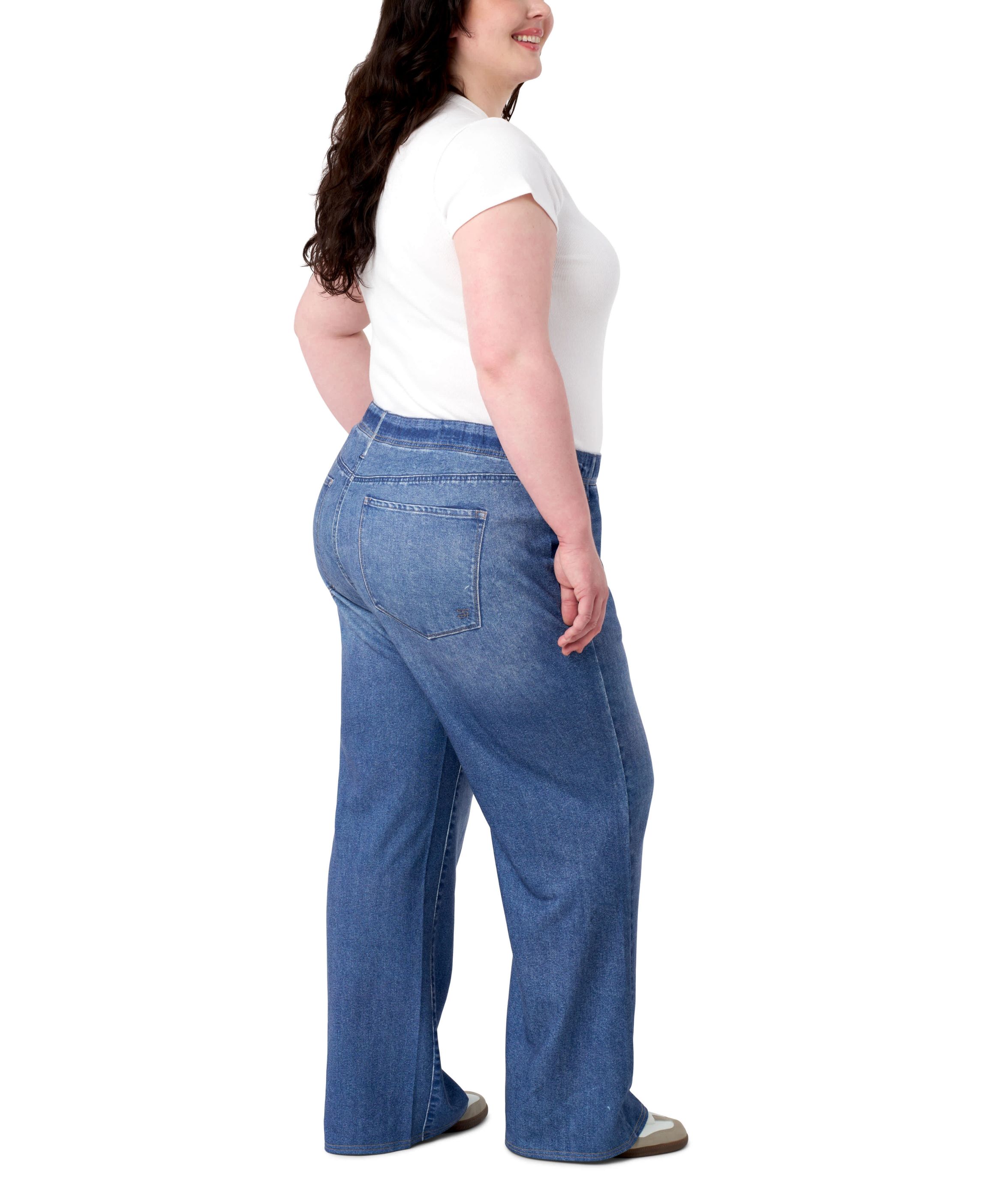 Denim Illusion Wide Leg