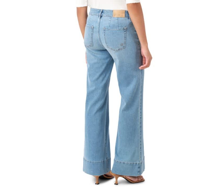 Pintuck Wide Leg