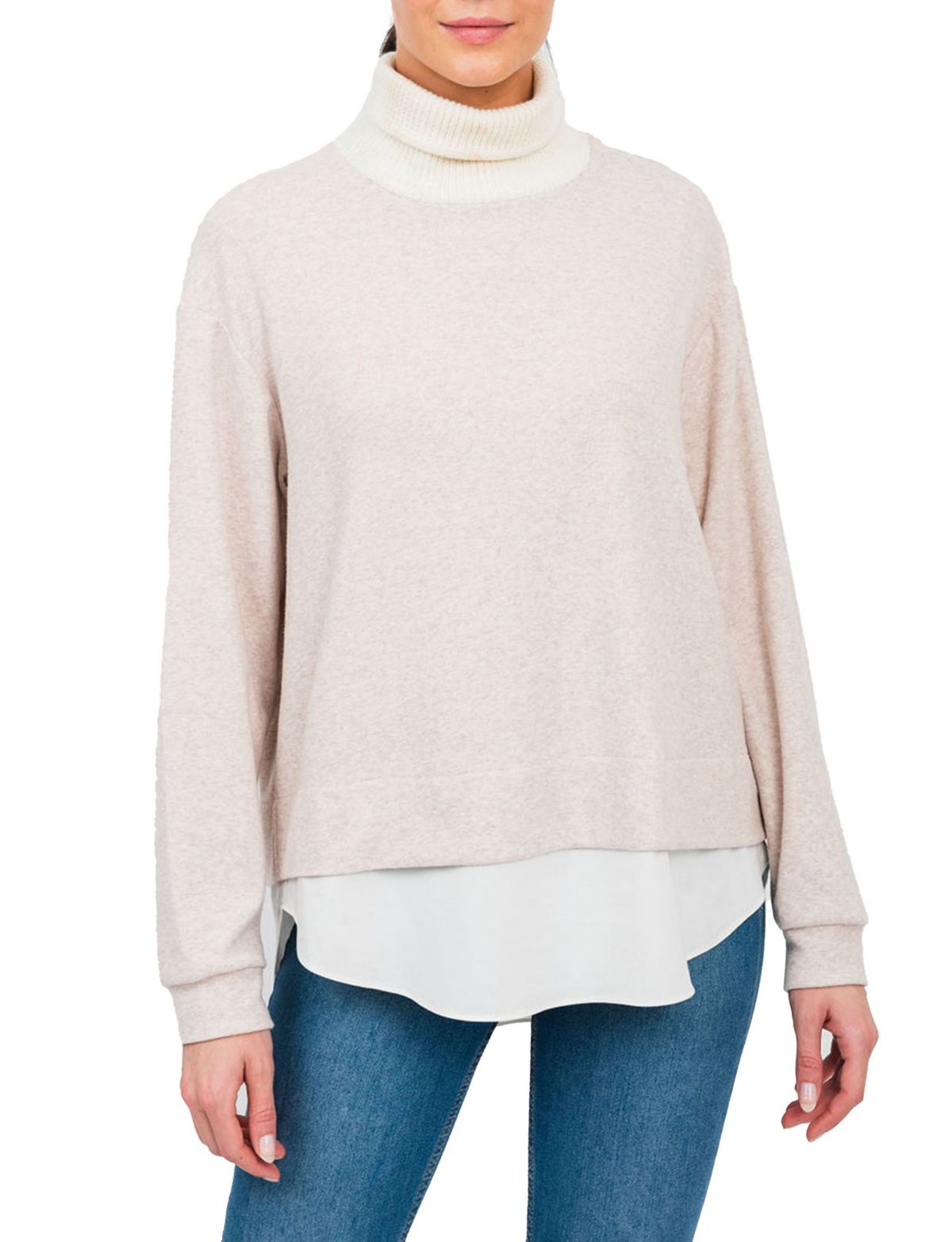 Two-In-One Turtleneck Sweater