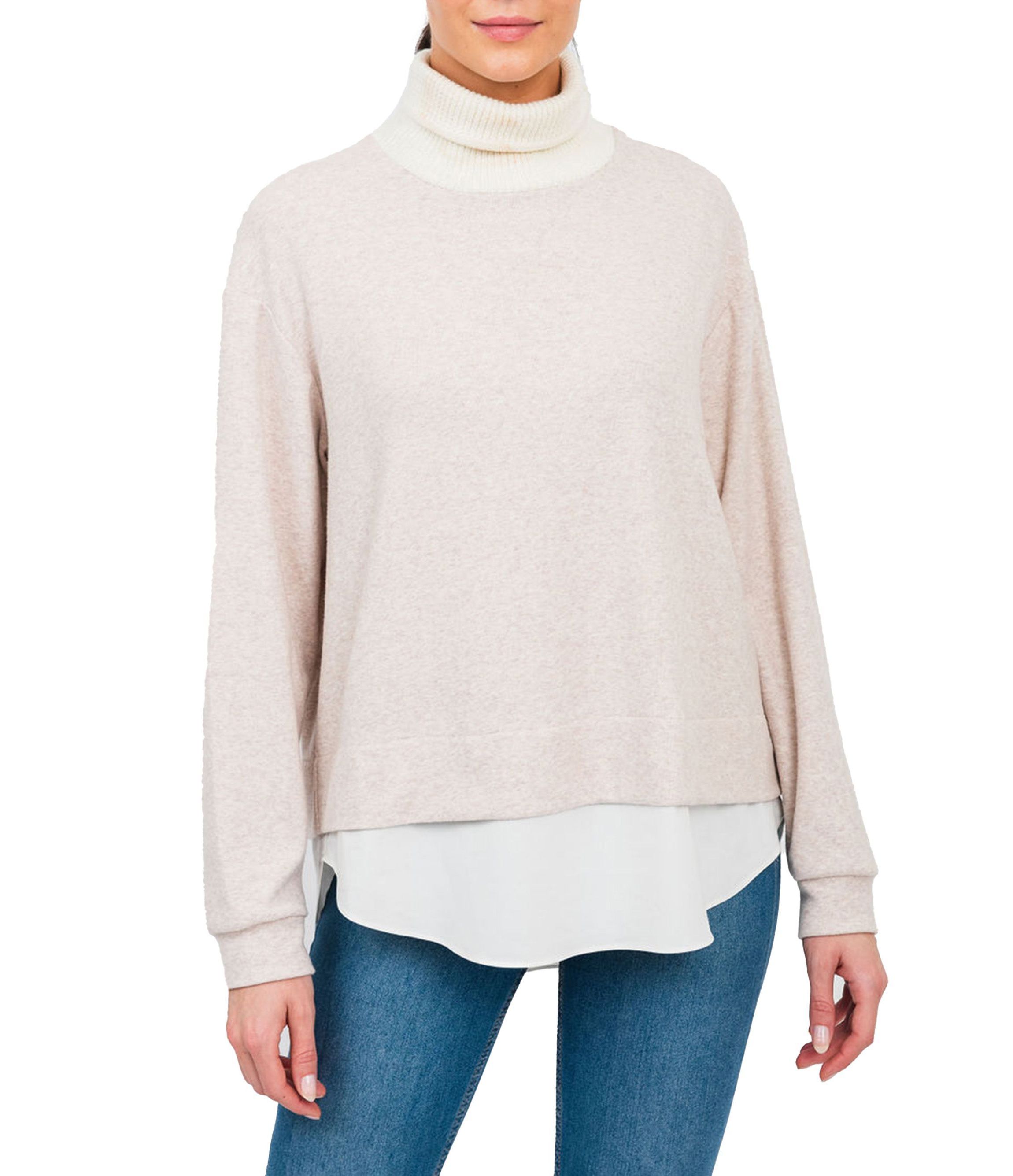 Two-In-One Turtleneck Sweater