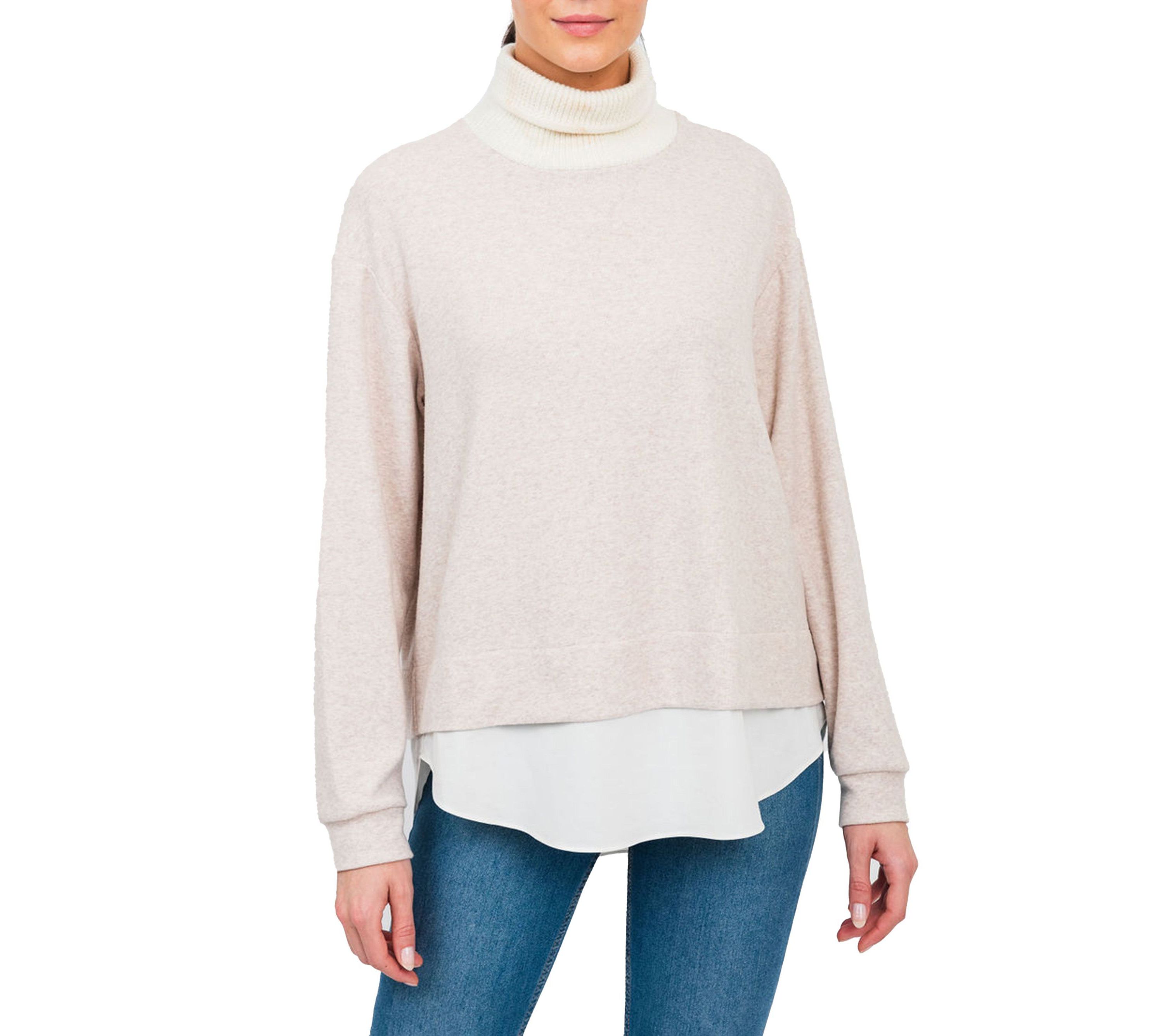 Two-In-One Turtleneck Sweater