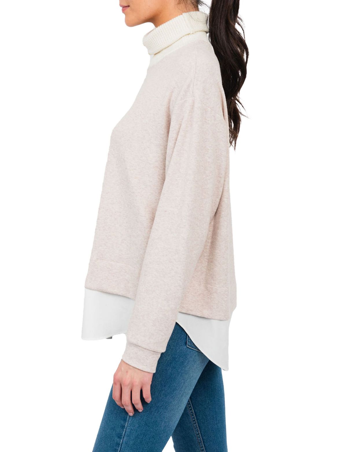 Two-In-One Turtleneck Sweater