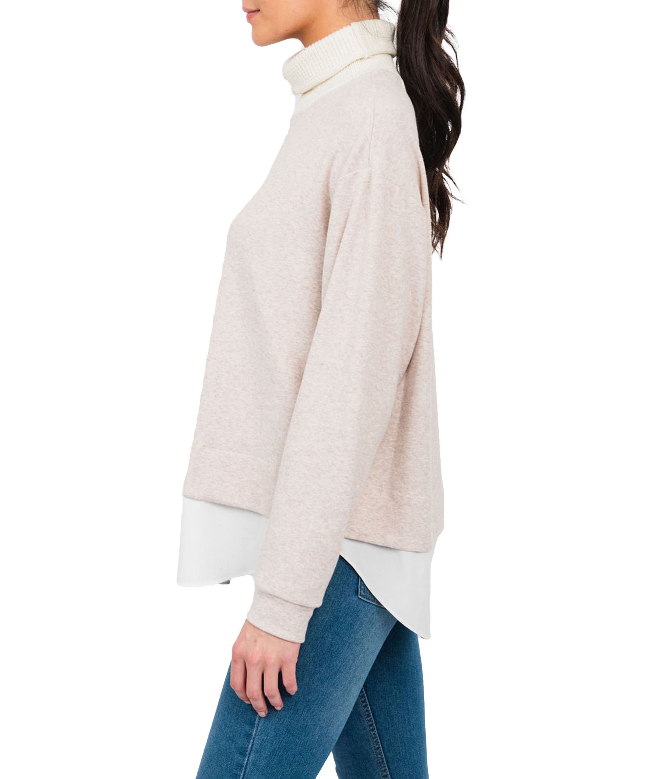 Two-In-One Turtleneck Sweater