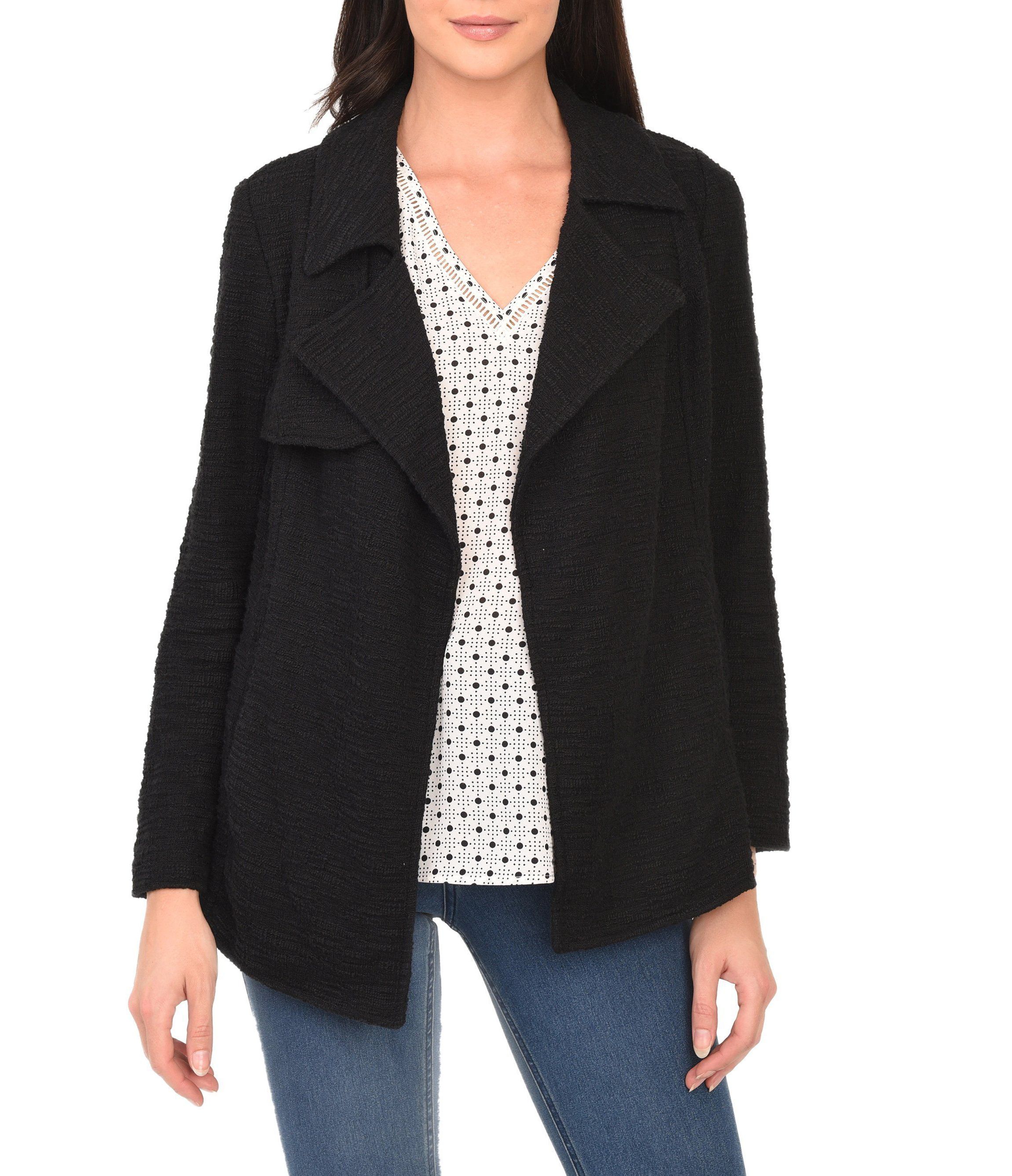 Asymmetrical Knit Blazer