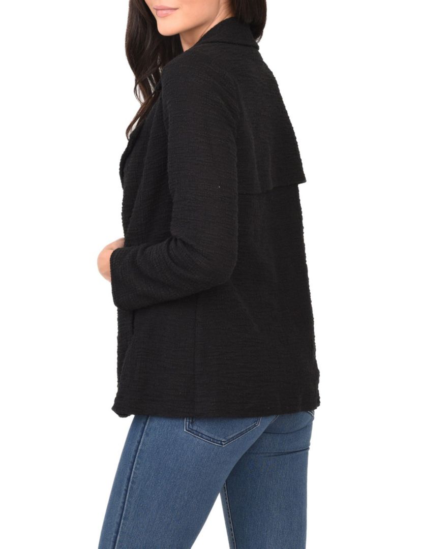 Asymmetrical Knit Blazer