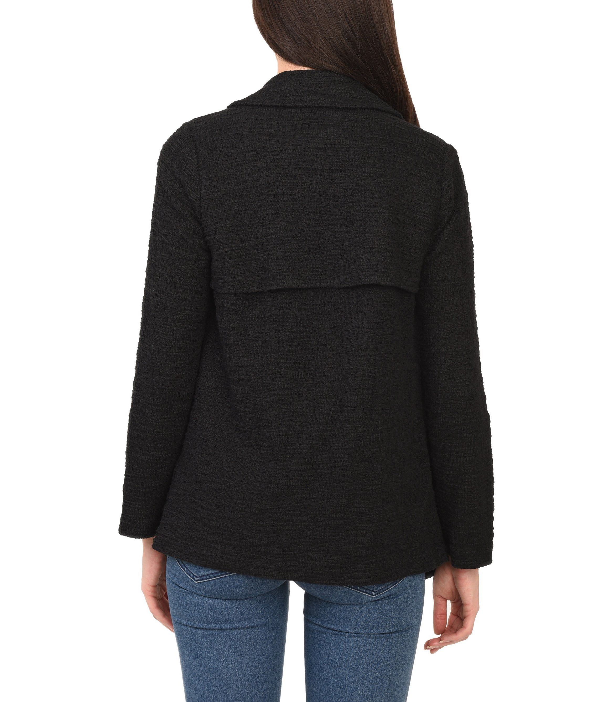 Asymmetrical Knit Blazer