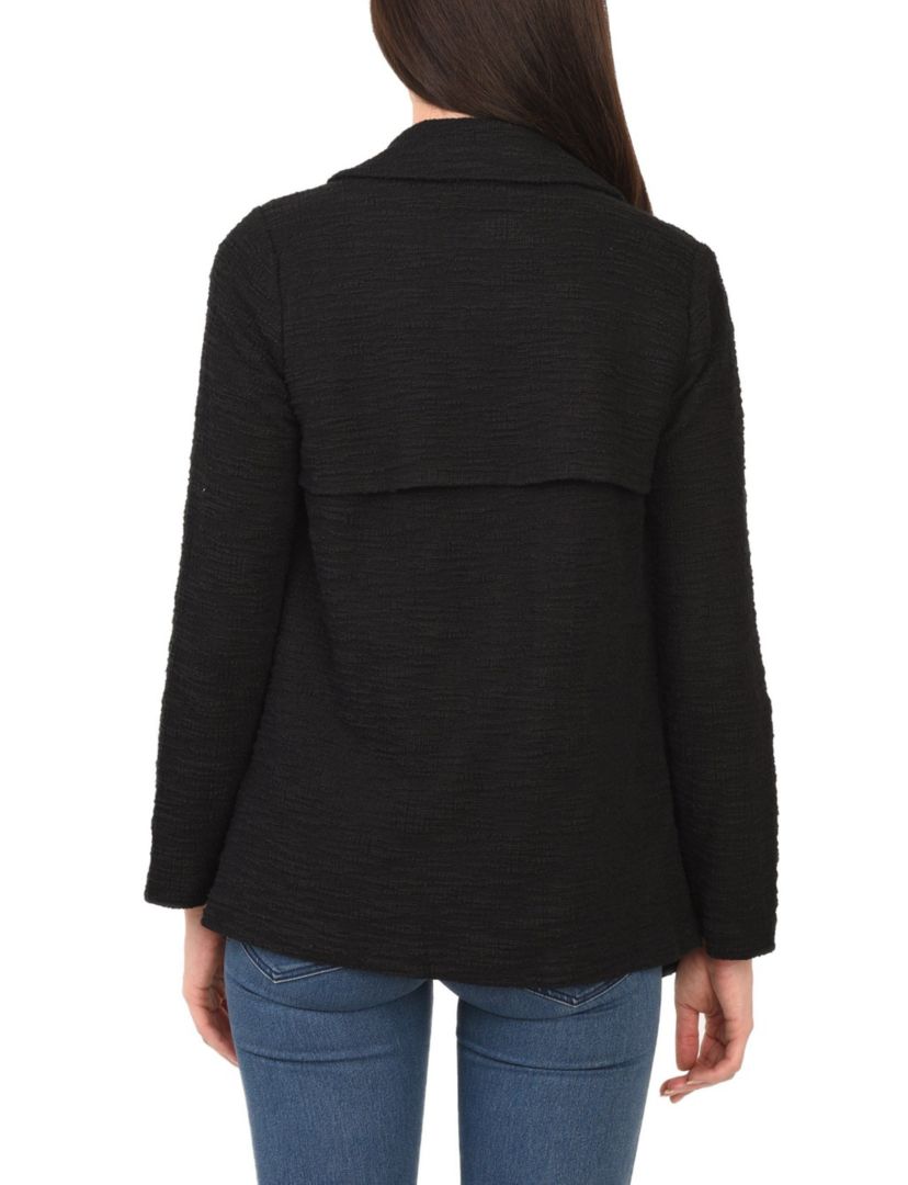 Asymmetrical Knit Blazer
