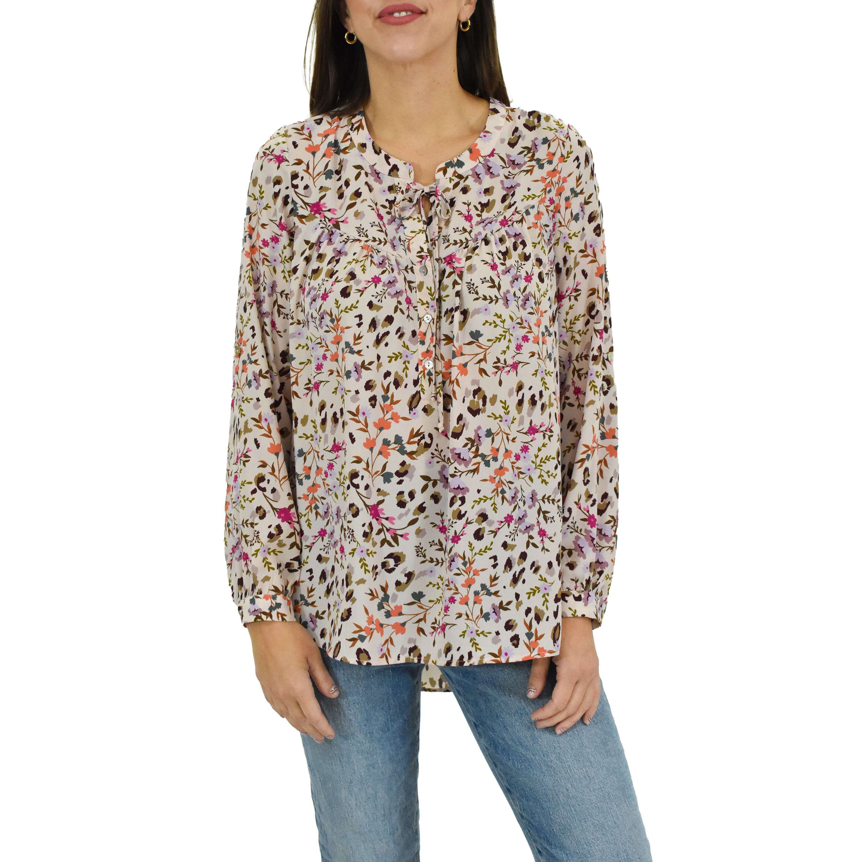Kara Long Sleeve Tassel Woven Top