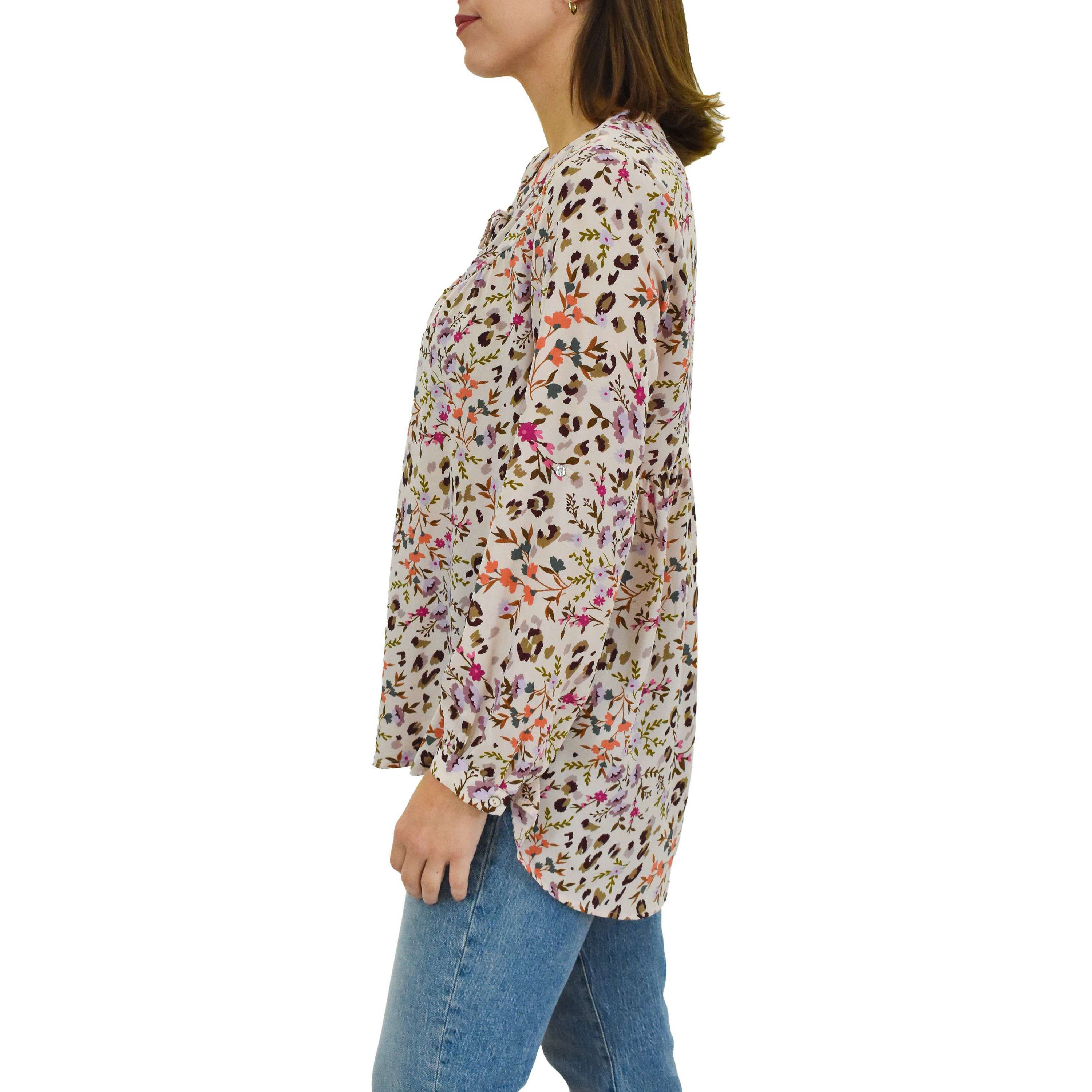 Kara Long Sleeve Tassel Woven Top
