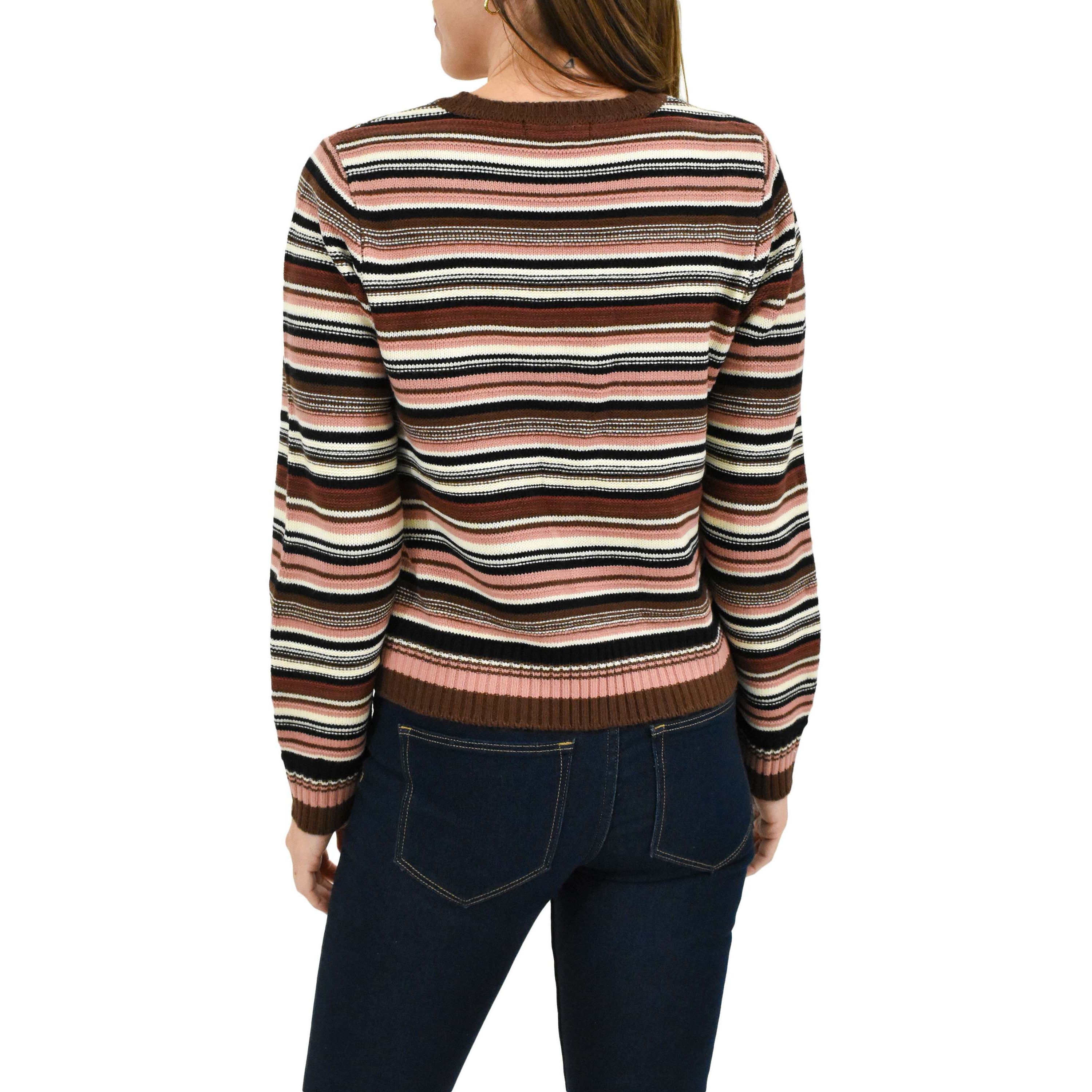 Long Sleeve Striped Cardigan