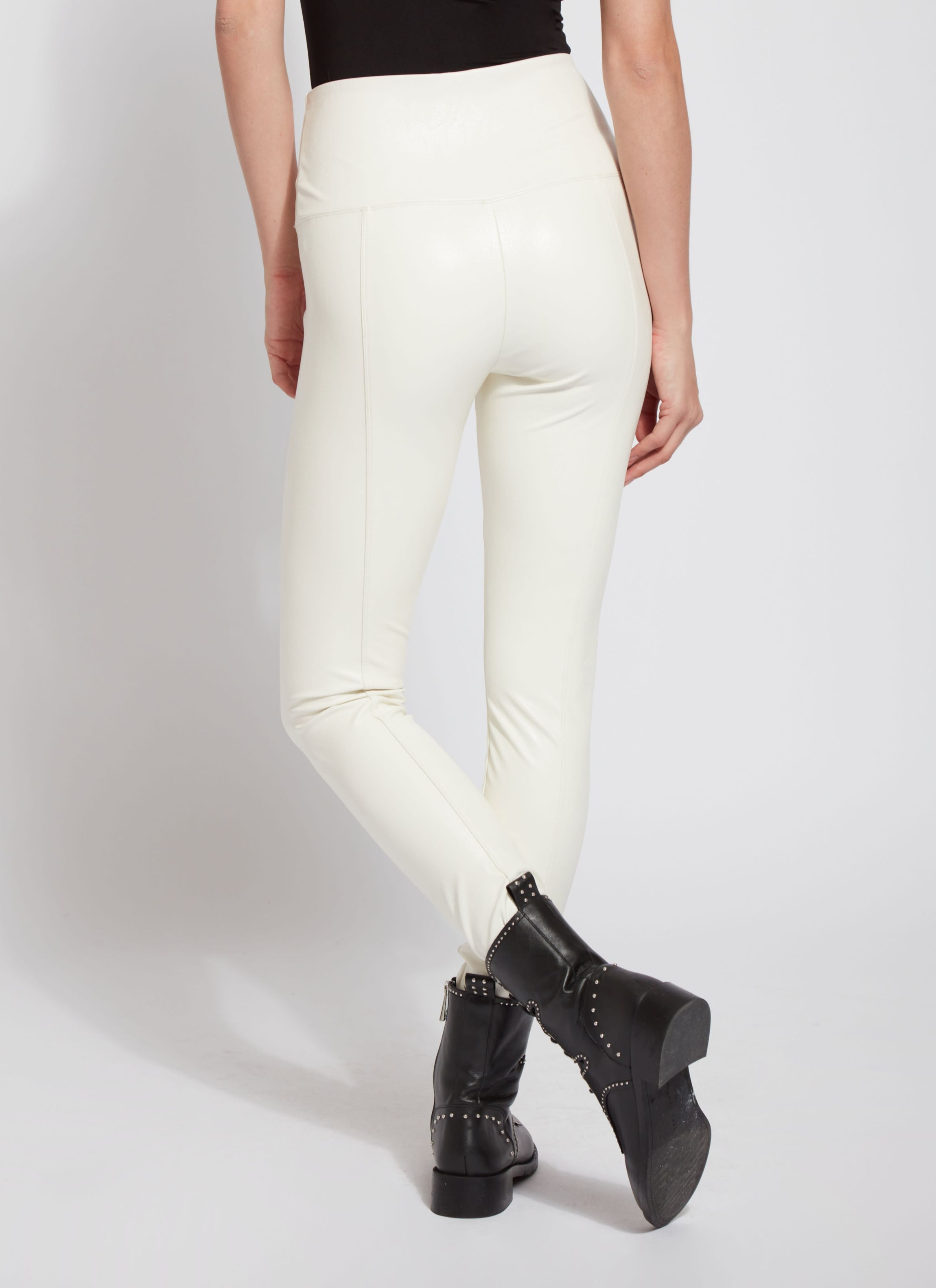 Textured Leather Legging
