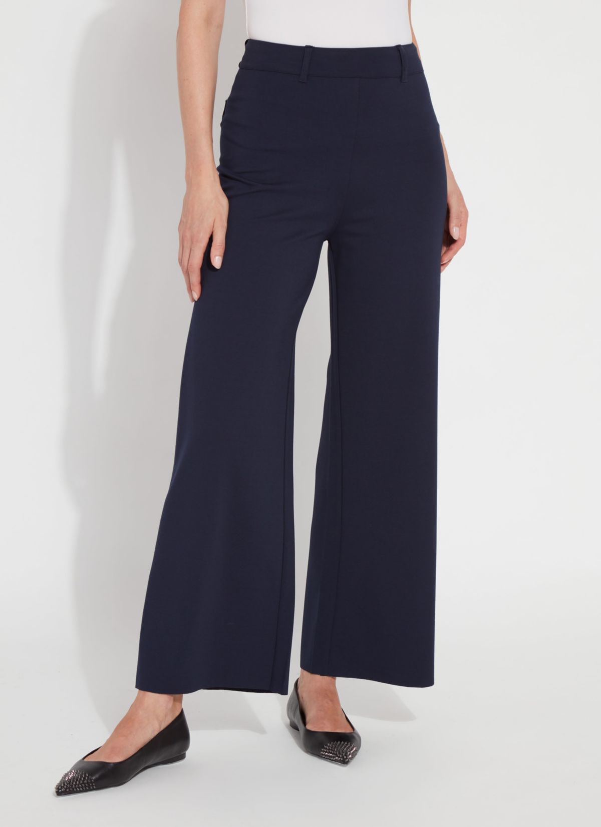Erin Hi Waist Wide Leg Ponte