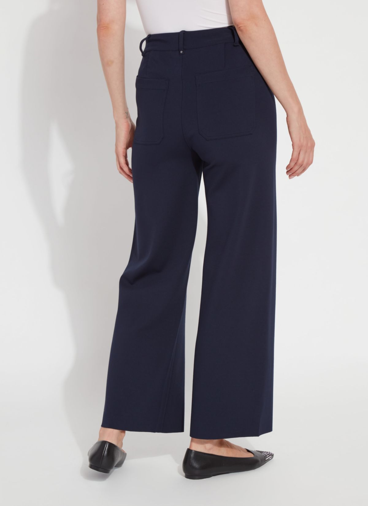 Erin Hi Waist Wide Leg Ponte