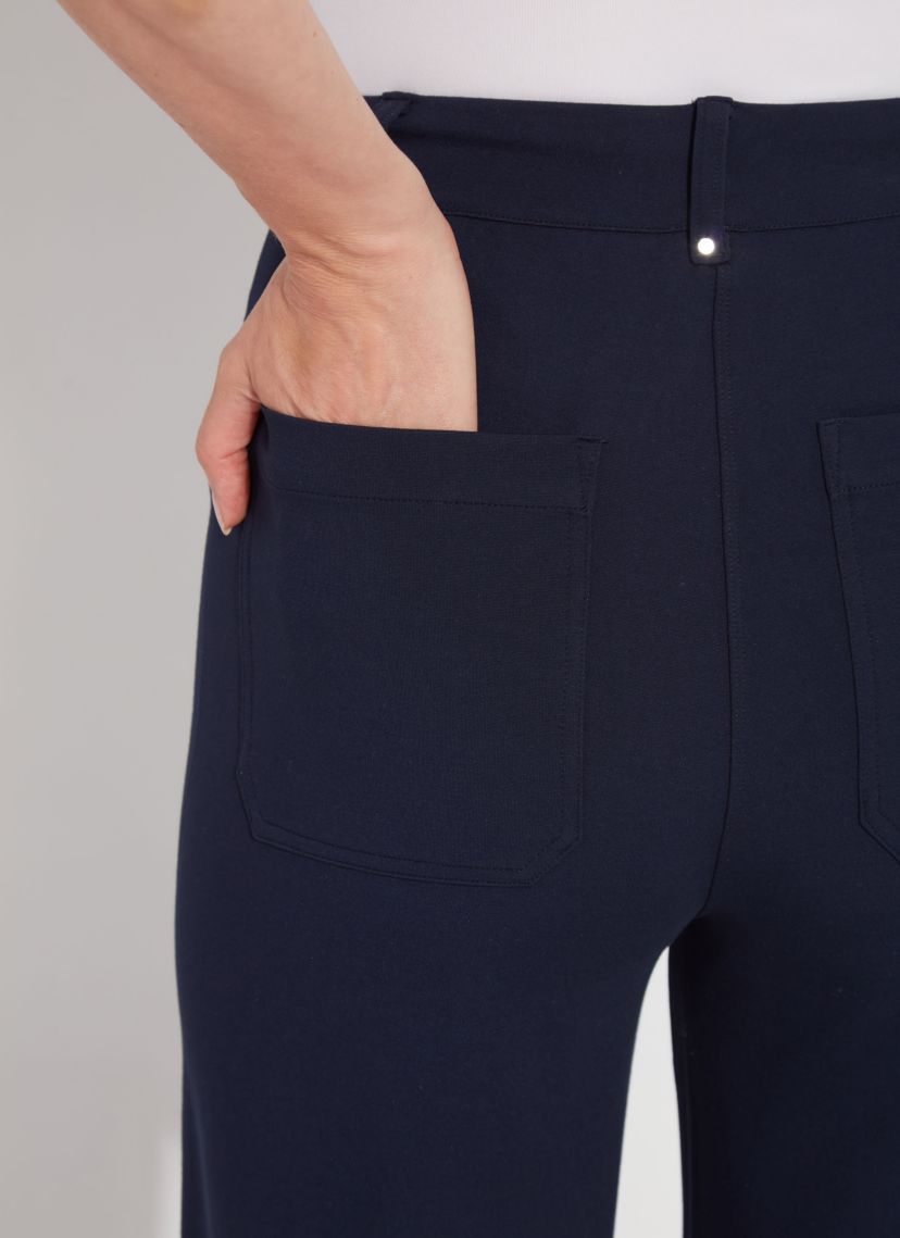 Erin Hi Waist Wide Leg Ponte