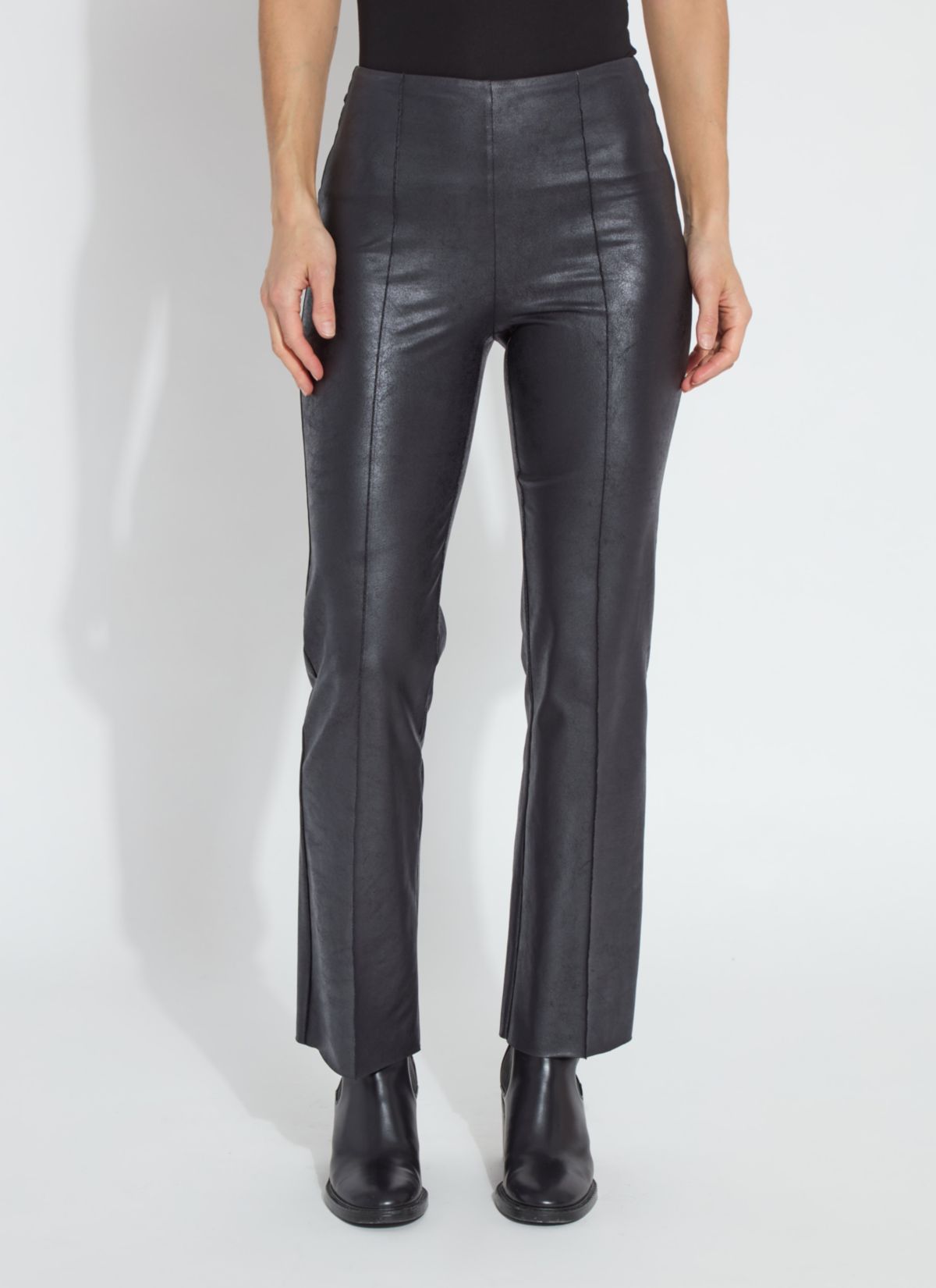 Elysse Foiled Vegan Leather Pant