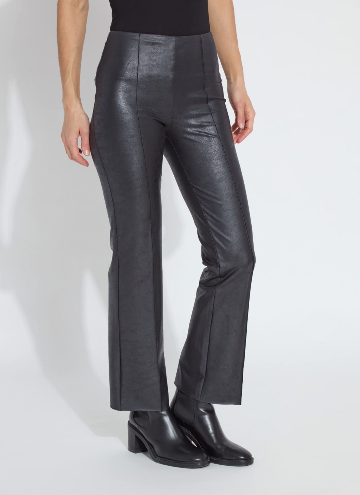 Elysse Foiled Vegan Leather Pant