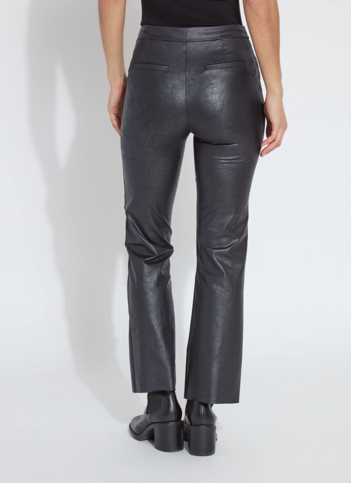 Elysse Foiled Vegan Leather Pant