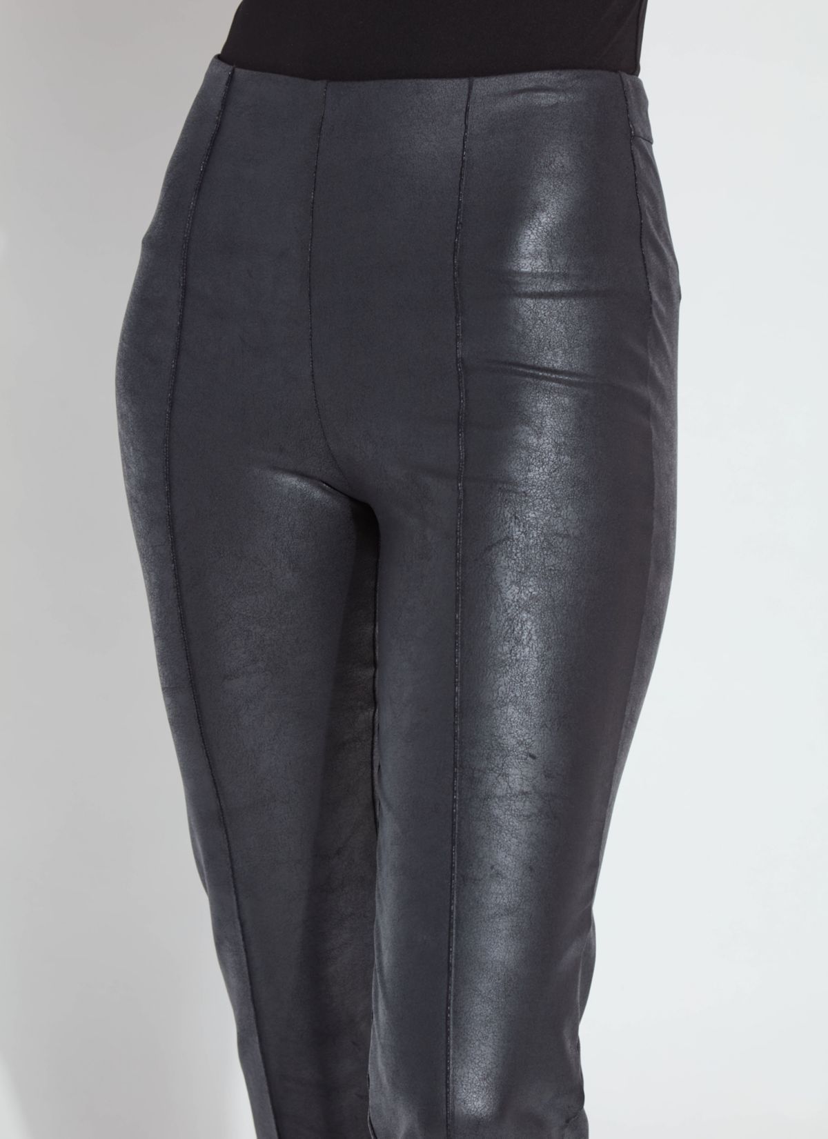 Elysse Foiled Vegan Leather Pant