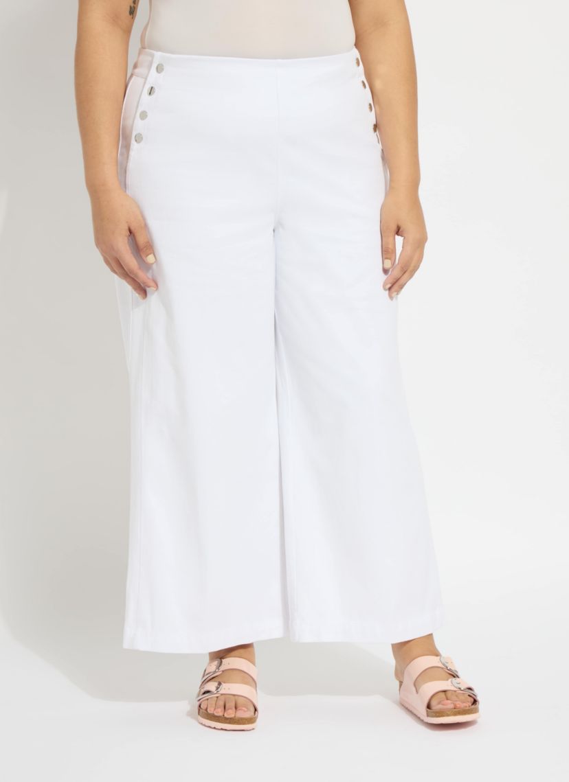 Mallory Sailor Hi Waist Wide Leg Denim Curvy