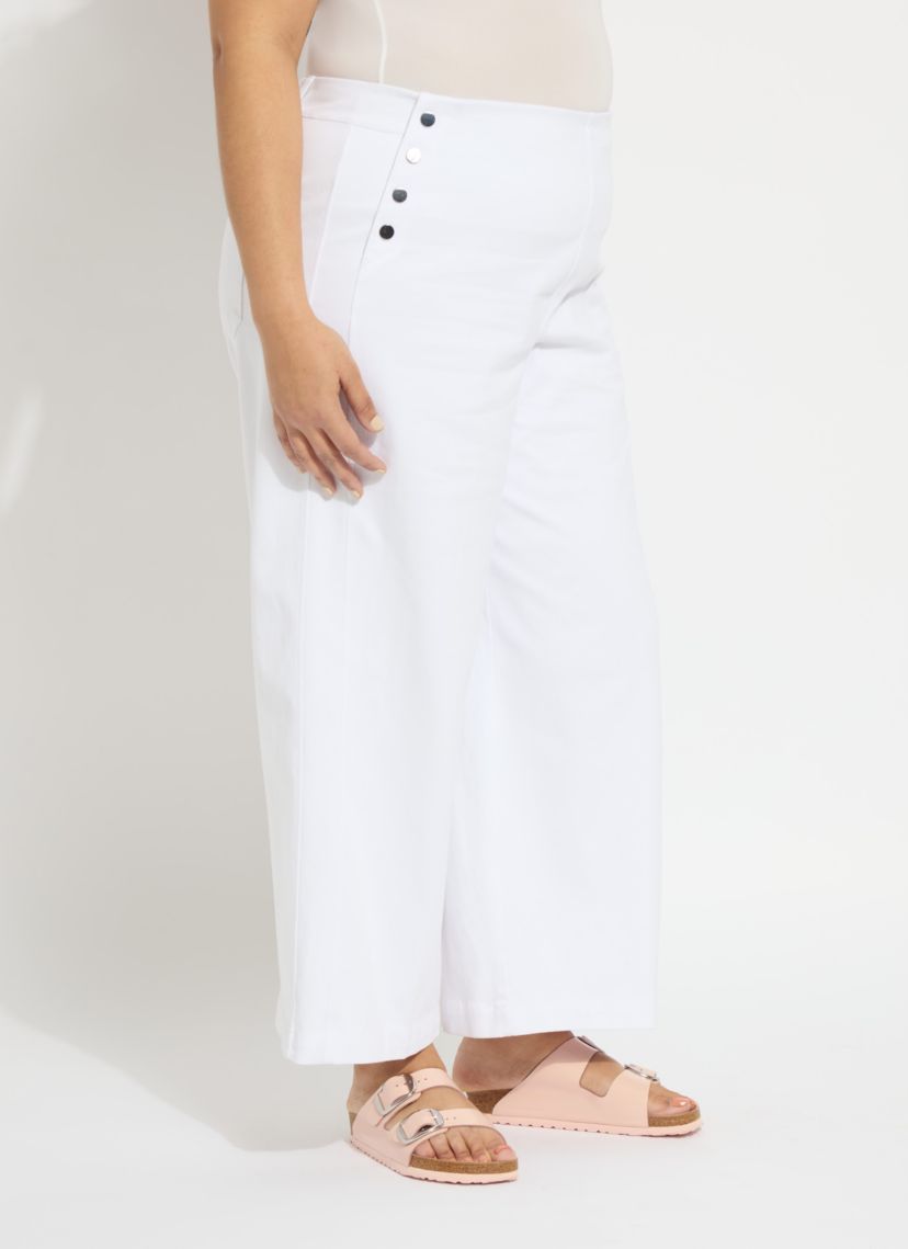 Mallory Sailor Hi Waist Wide Leg Denim Curvy