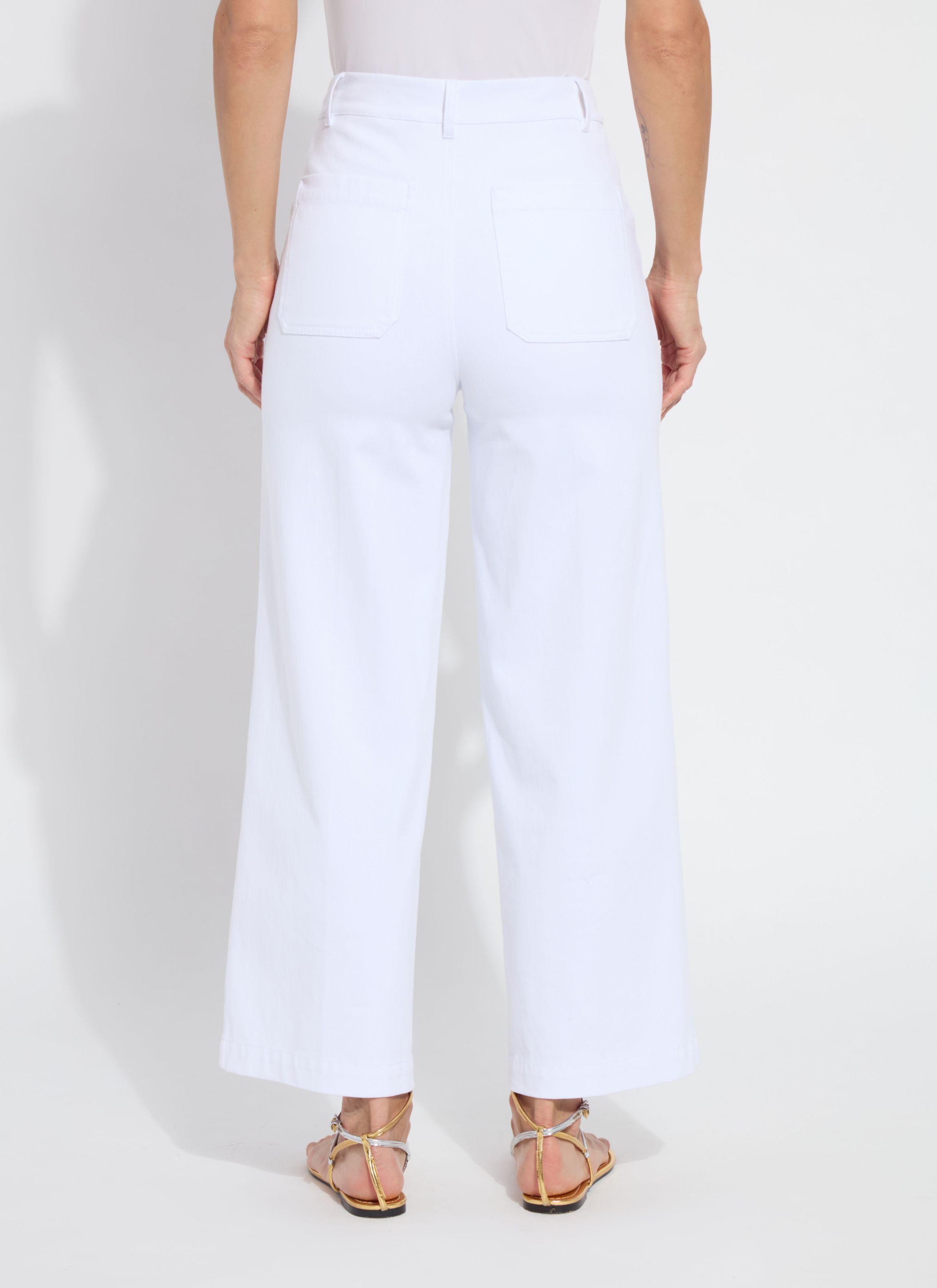 Mallory Sailor Hi Waist Wide Leg Denim