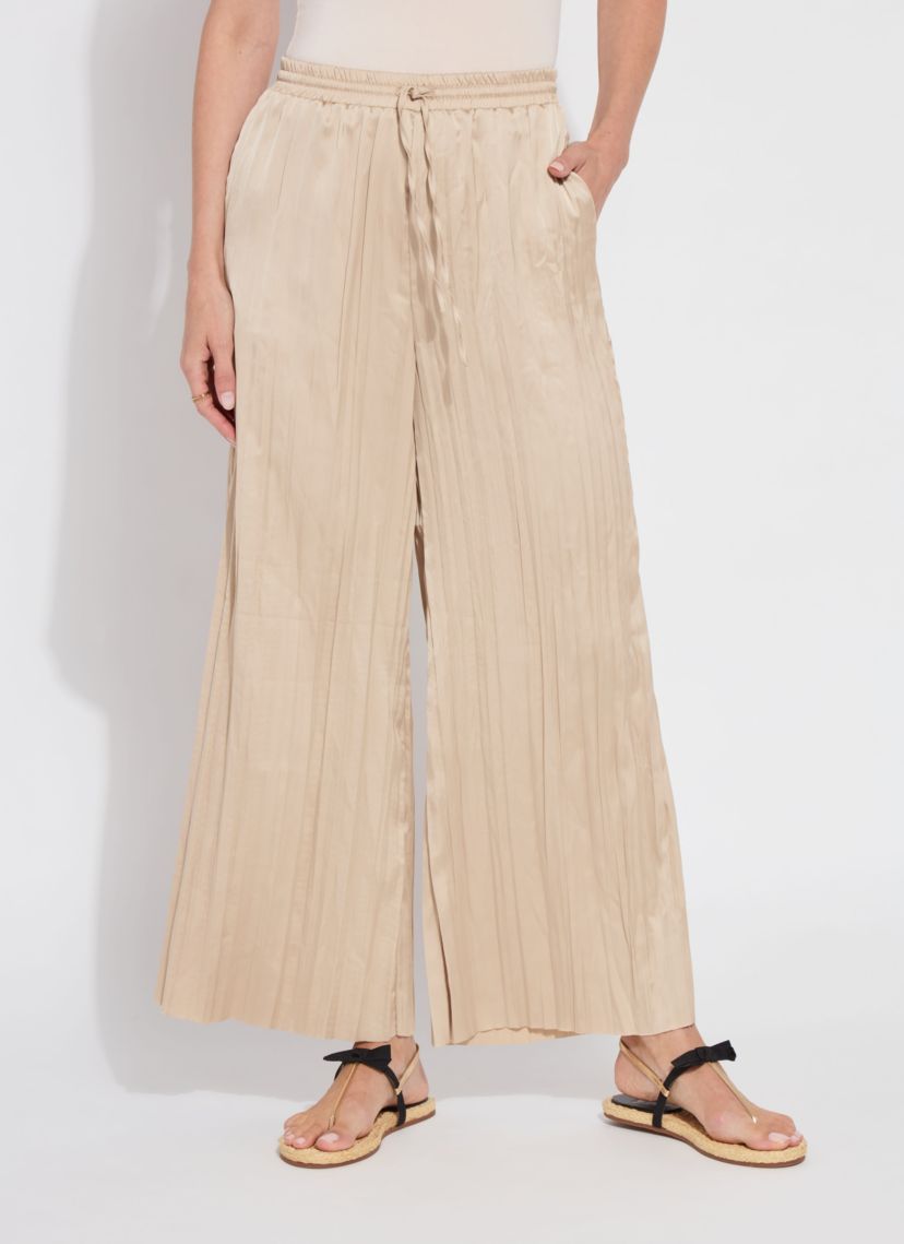 The Packable Pleated Palazzo Pant